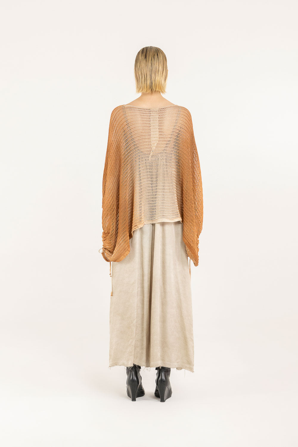 F07-S324 Maglia Poncho - SANCTAMUERTE