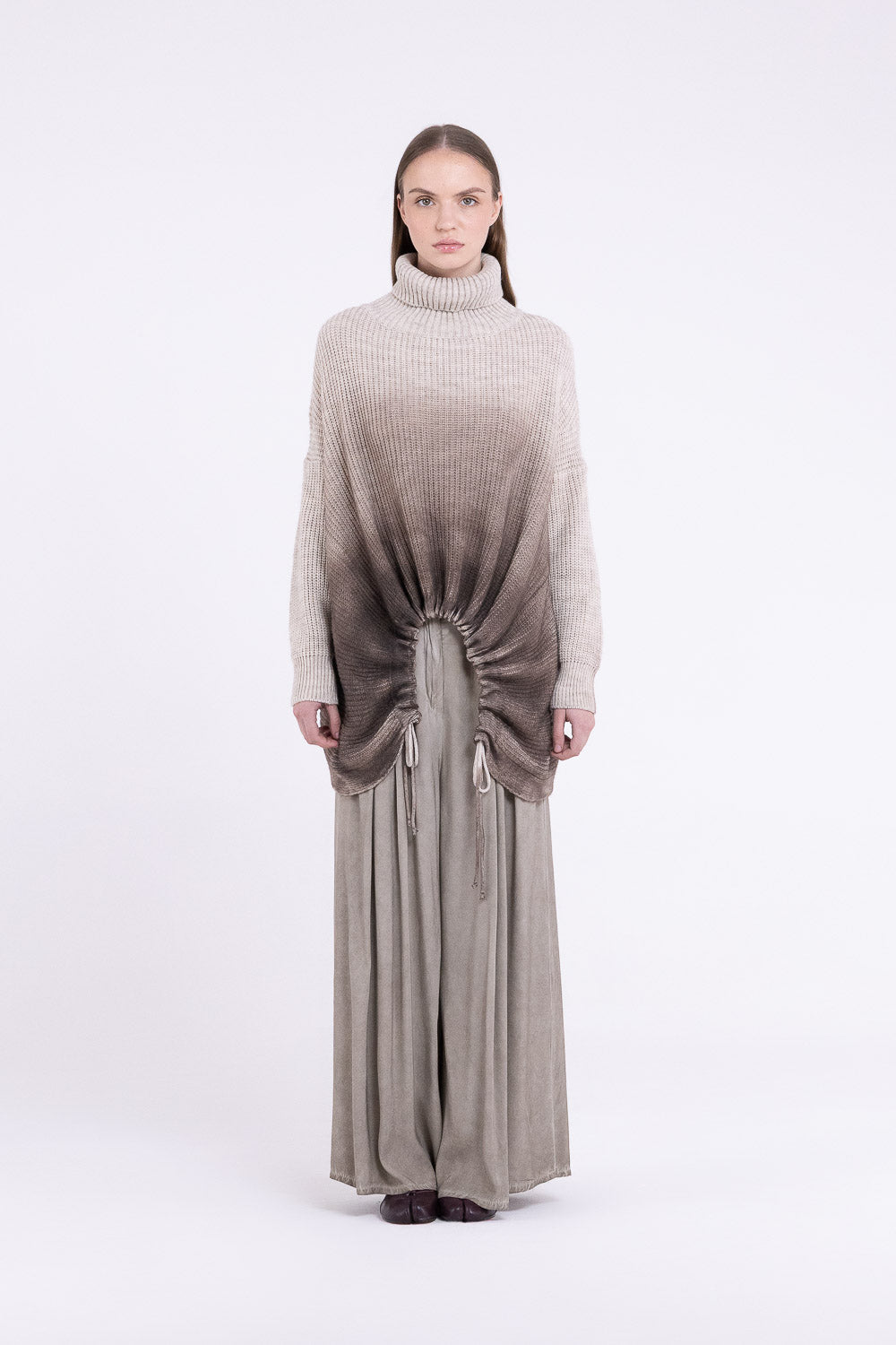 Maxi Maglia Collo Alto F07-S394 SANCTAMUERTE