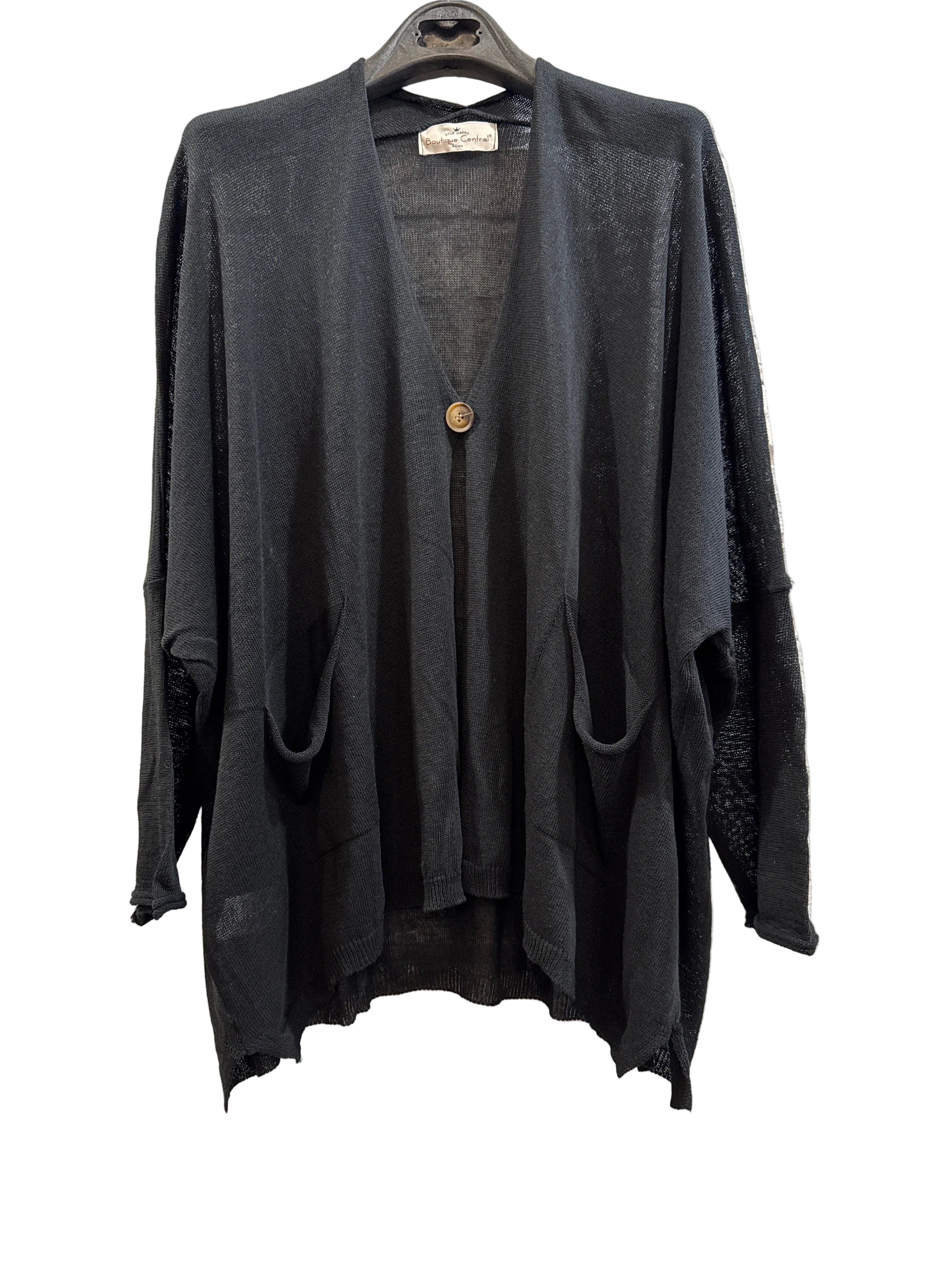 Cardigan Bottone Filo D06-25108