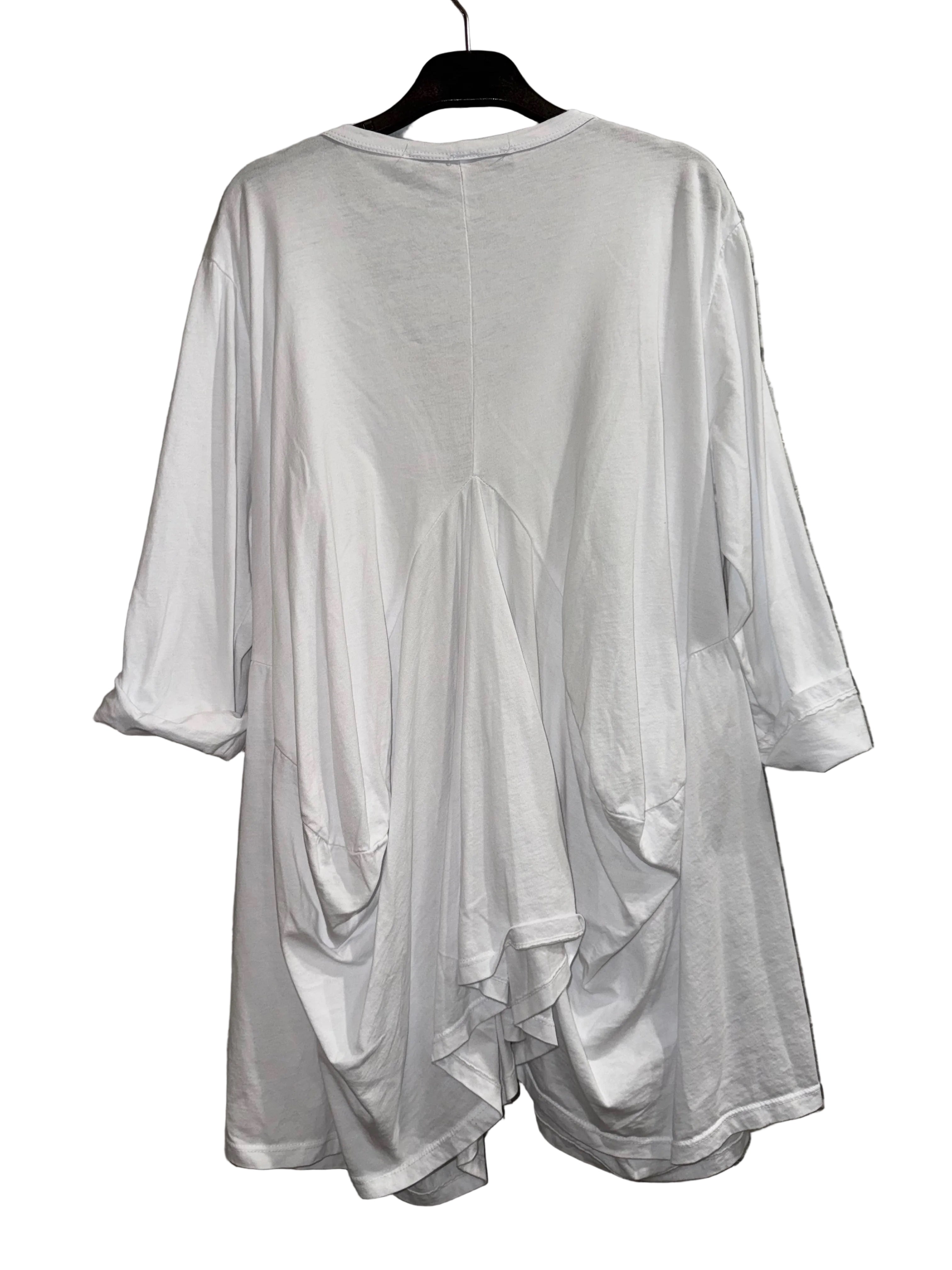 Maglia a V Bottone W01-224115