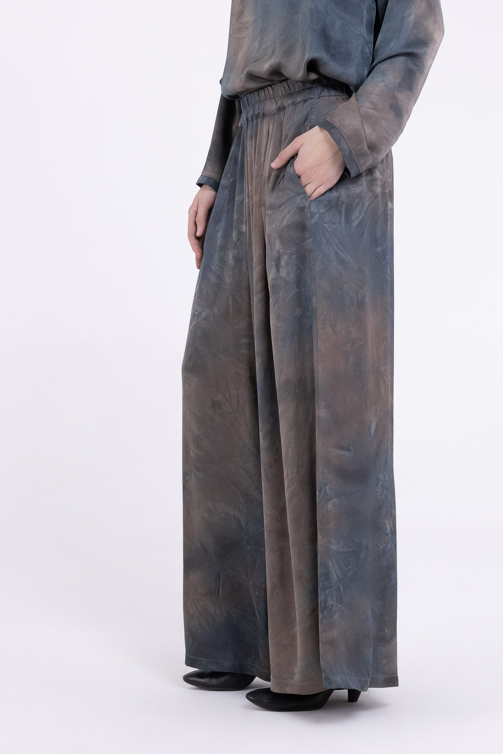 Pantaloni Palazzo F07-S465 SANCTAMUERTE