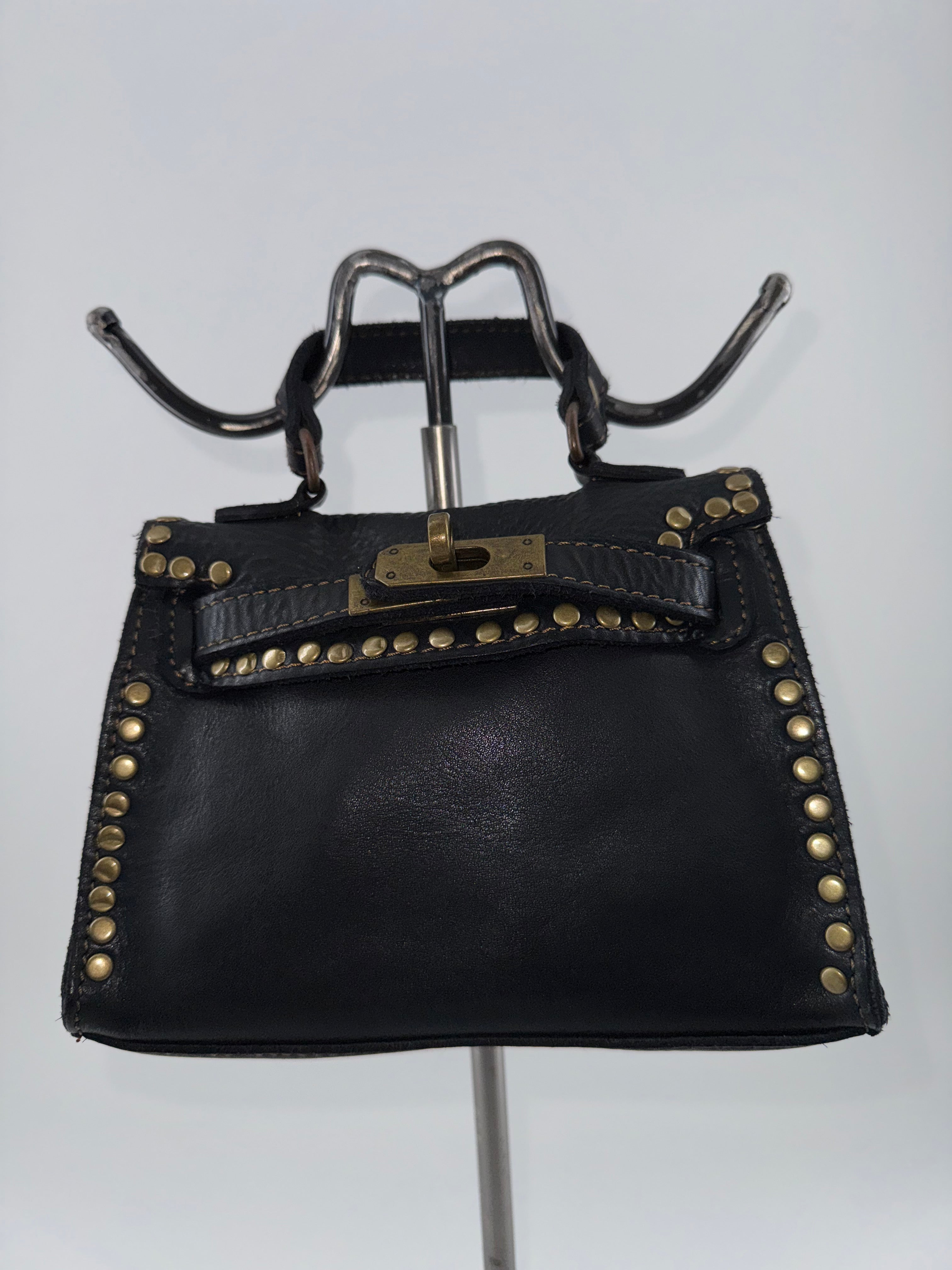 W03-BO07B Silvie Studded Bag