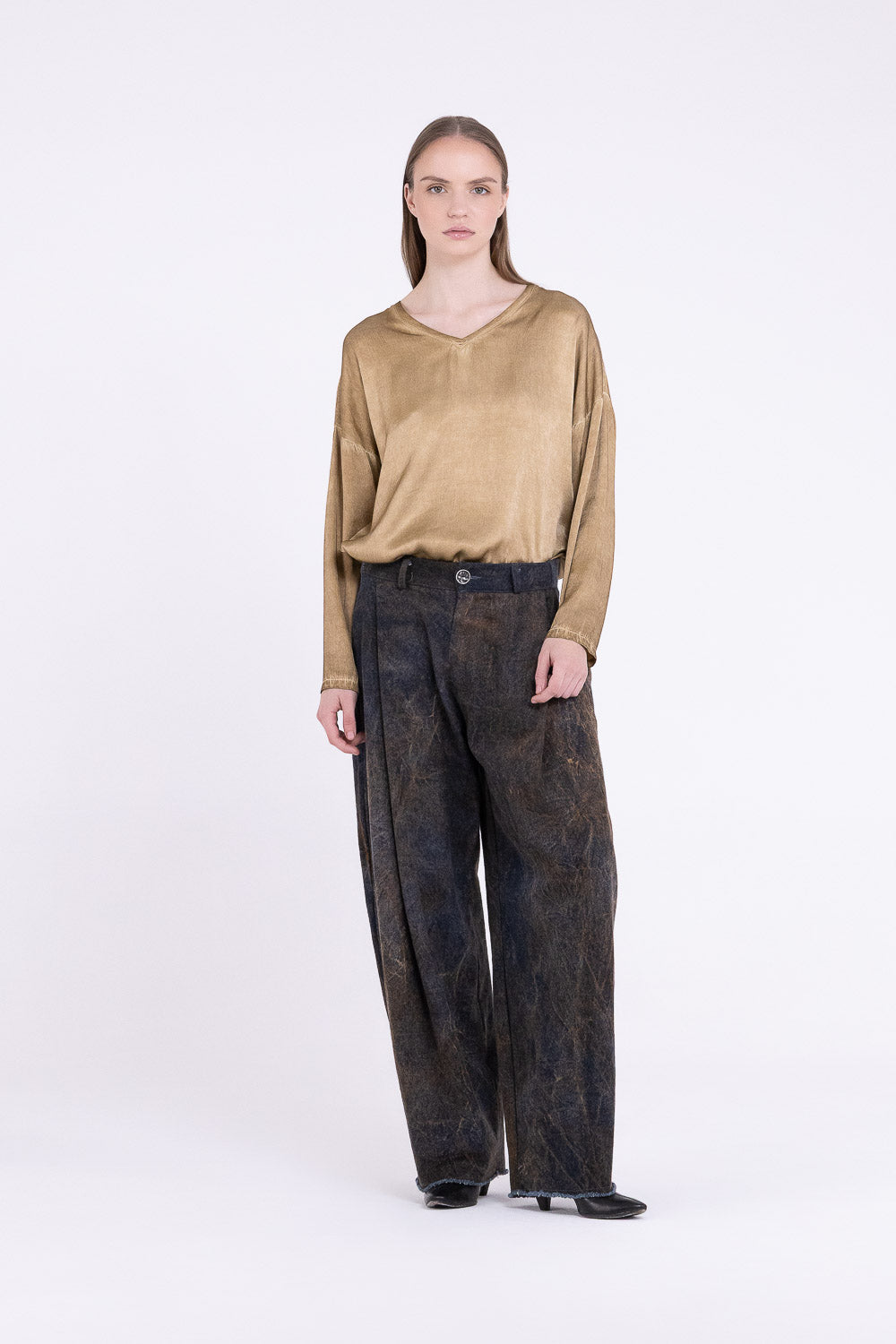 Pantaloni Banana F07-S422 SANCTAMUERTE