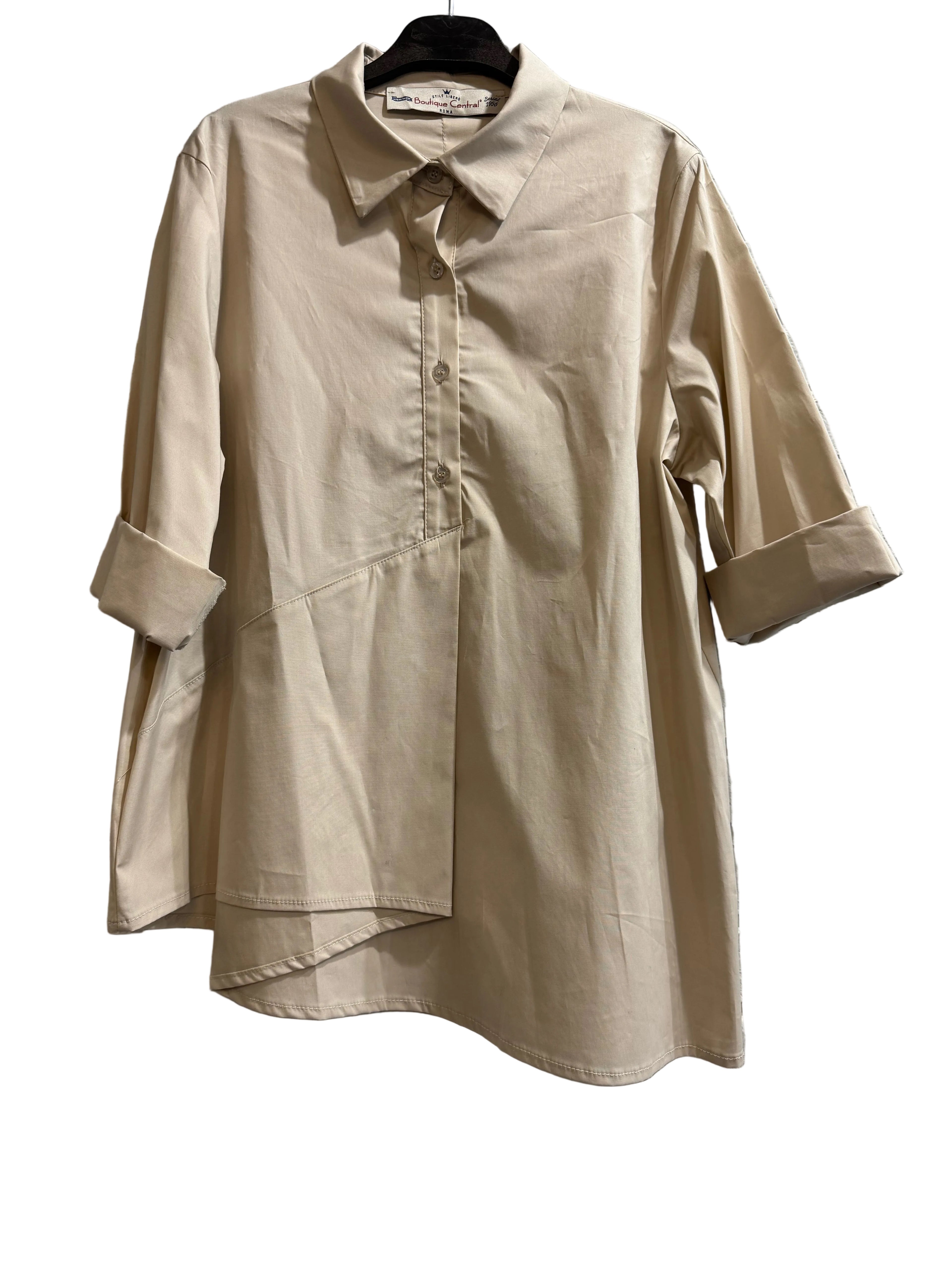 W01-220526 Camicia Cucitura Asimm.