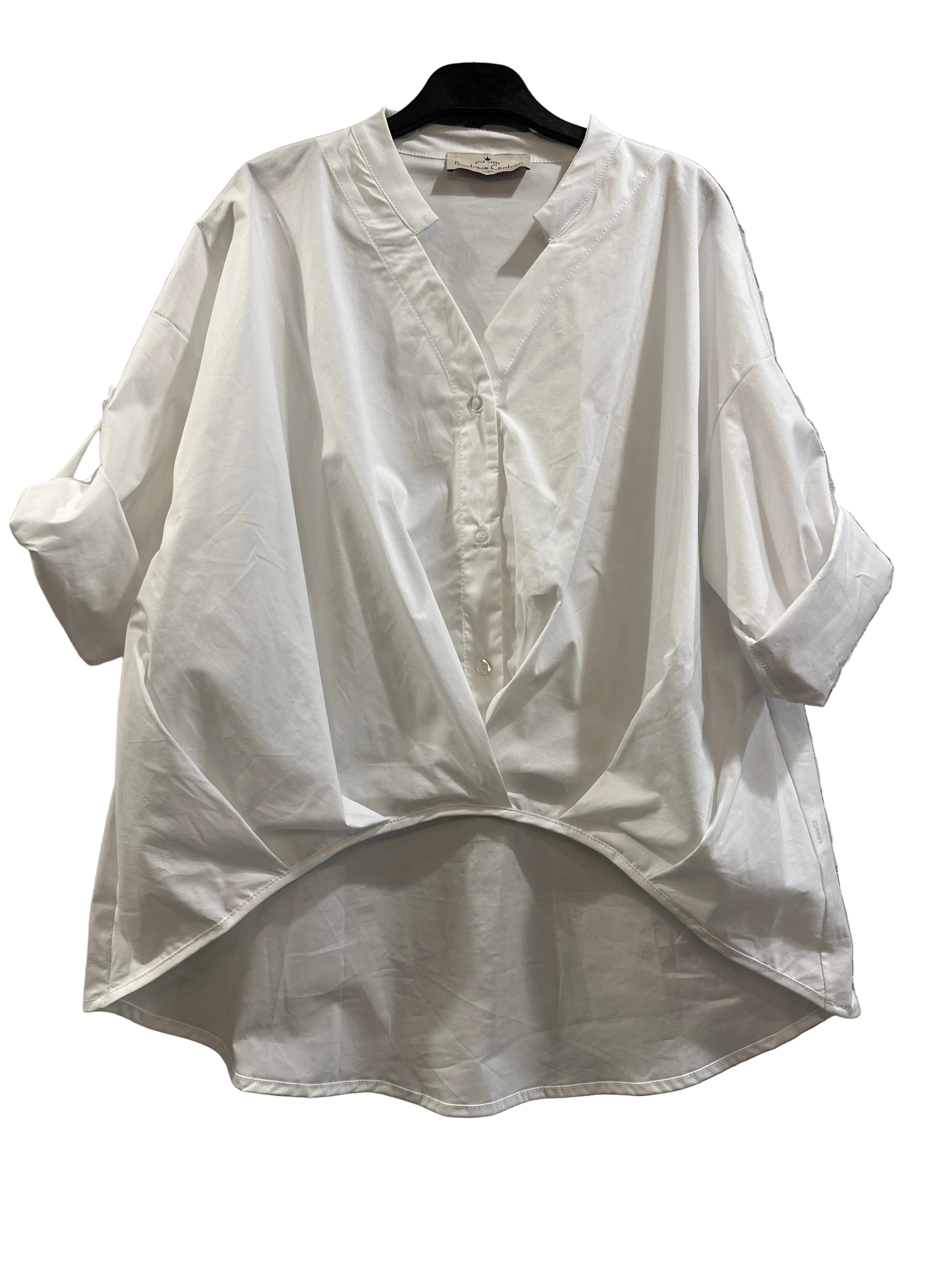 W01-224431 Korean Pleated Shirt