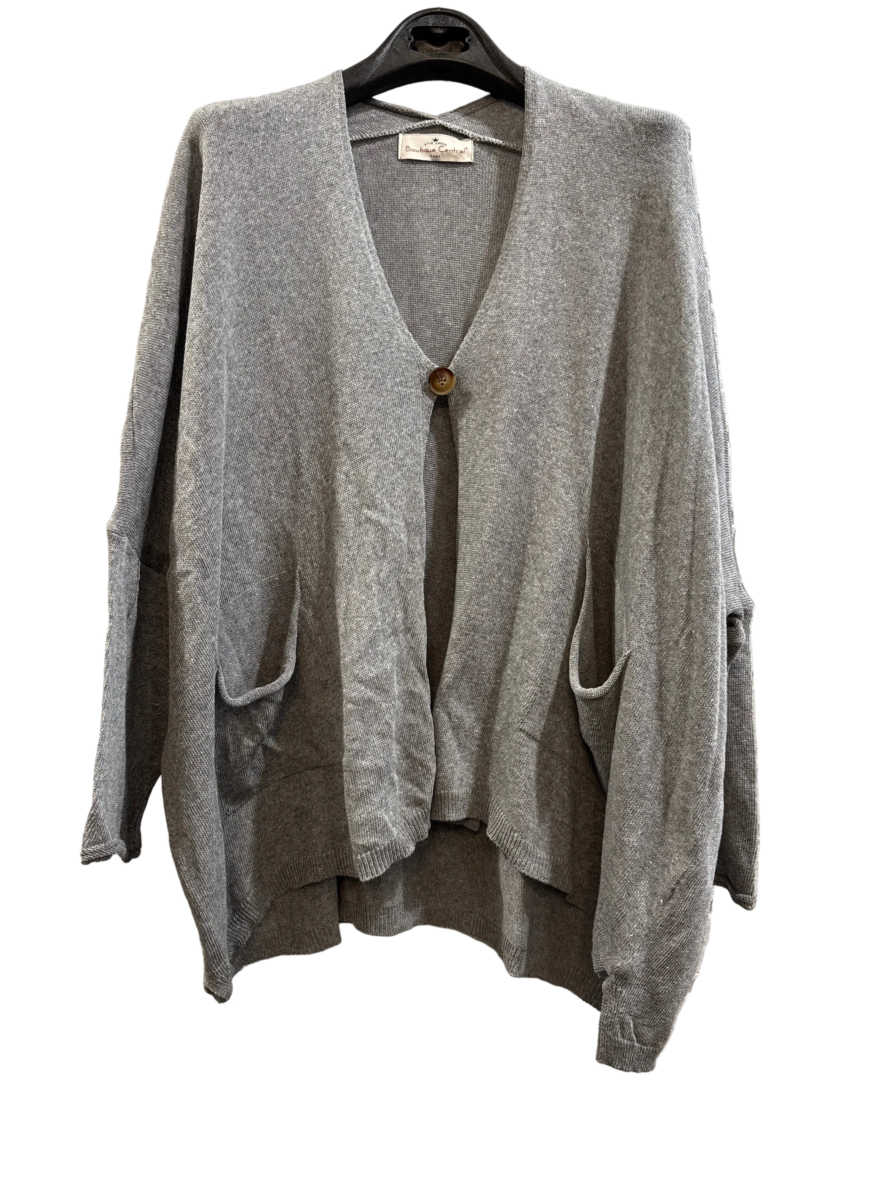 Cardigan Bottone Filo D06-25108