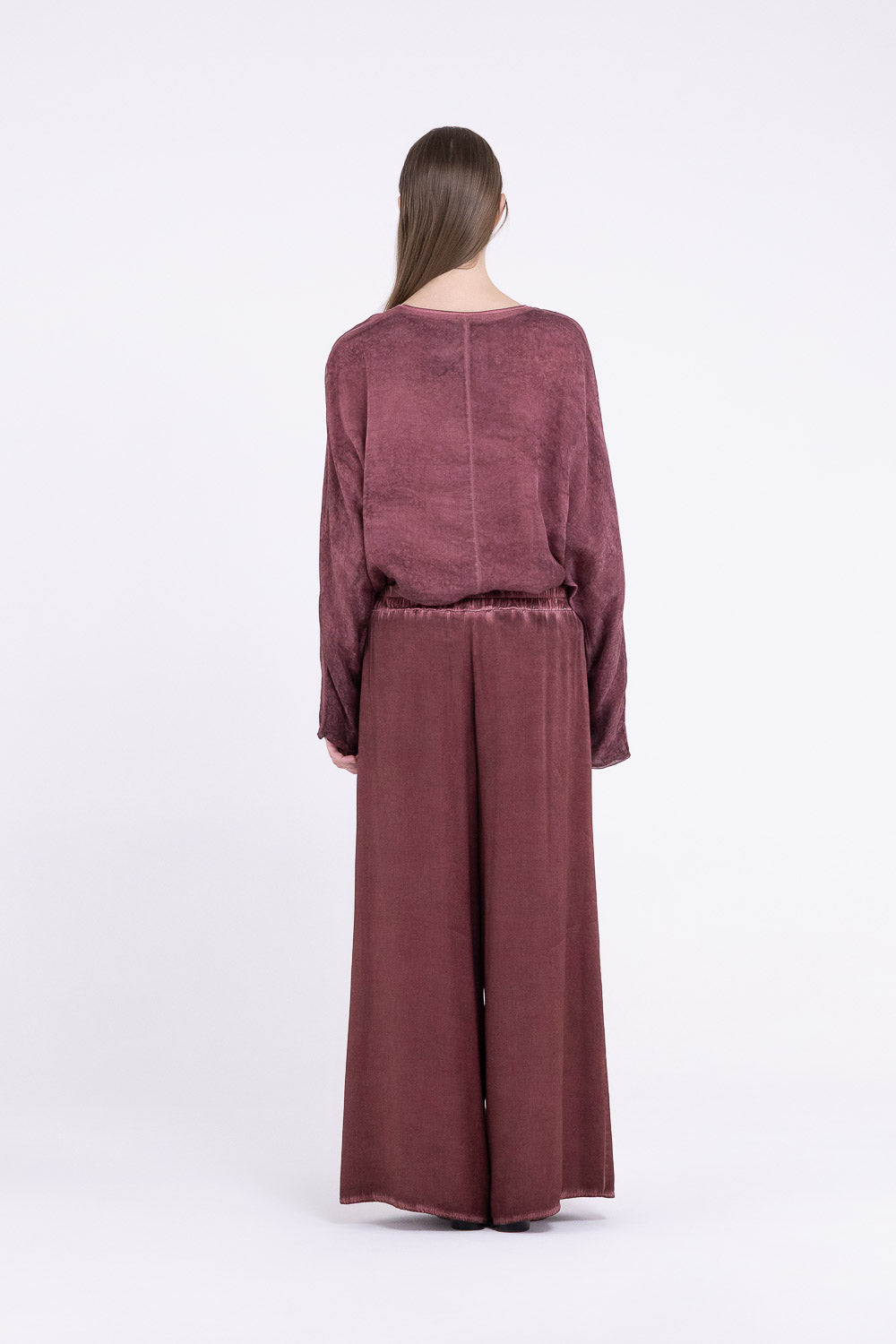 Pantaloni Palazzo F07-S380 SANCTAMUERTE