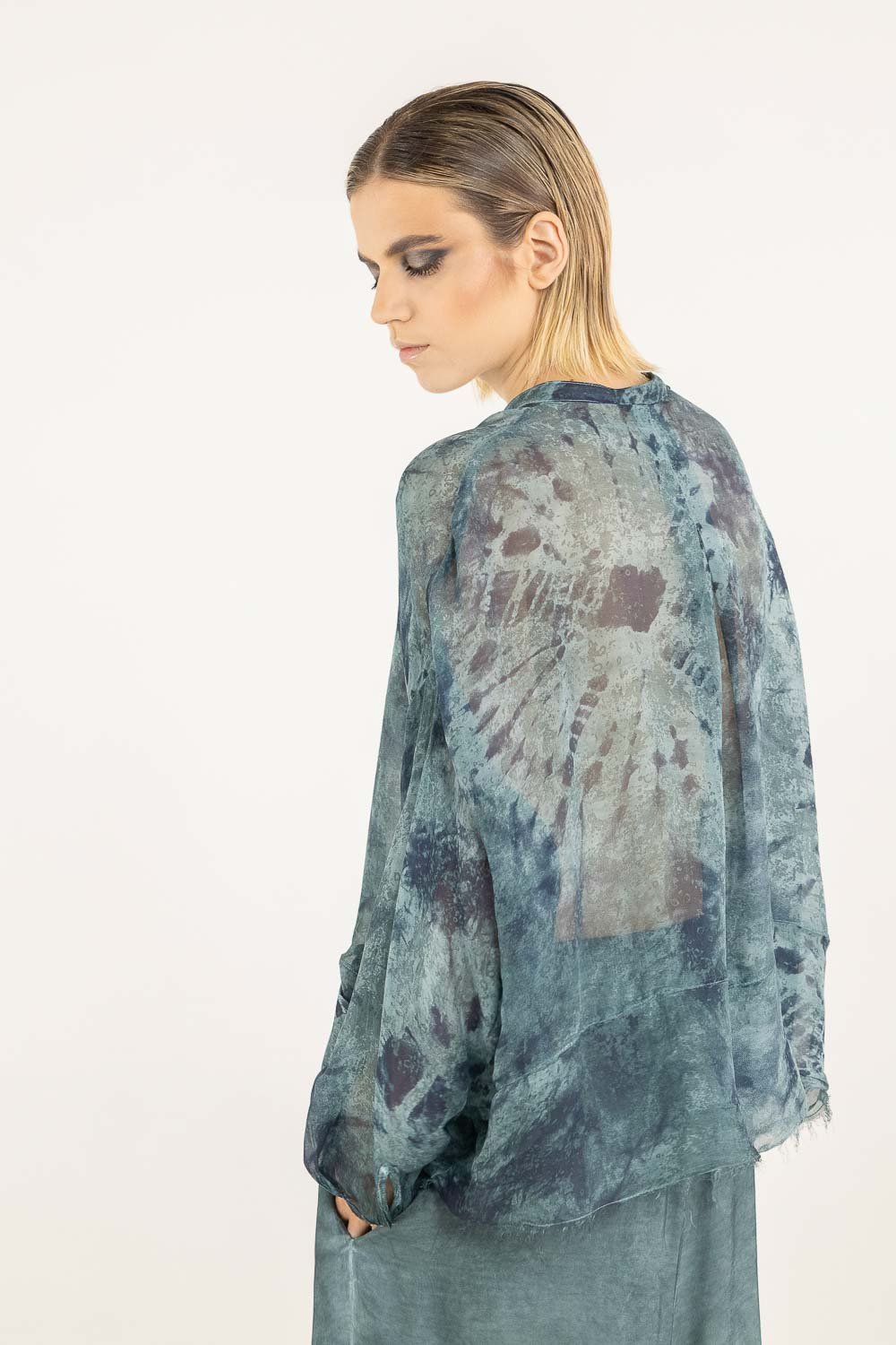 Camicia Over Boxy - SANCTAMUERTE F07 - S275 - Boutique Central Roma
