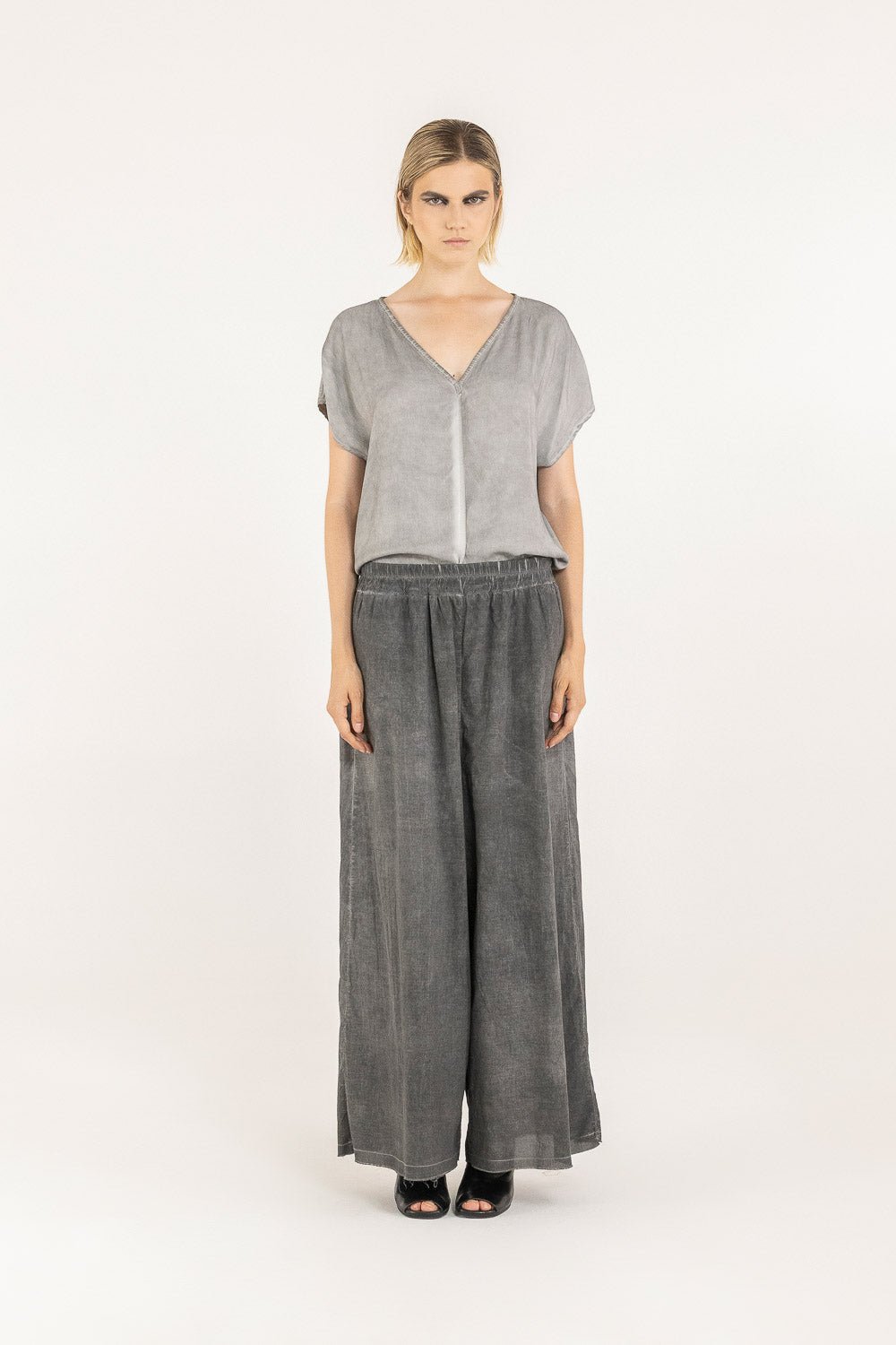 F07 - S258 Pantaloni Tasche - SANCTAMUERTE - Boutique Central Roma