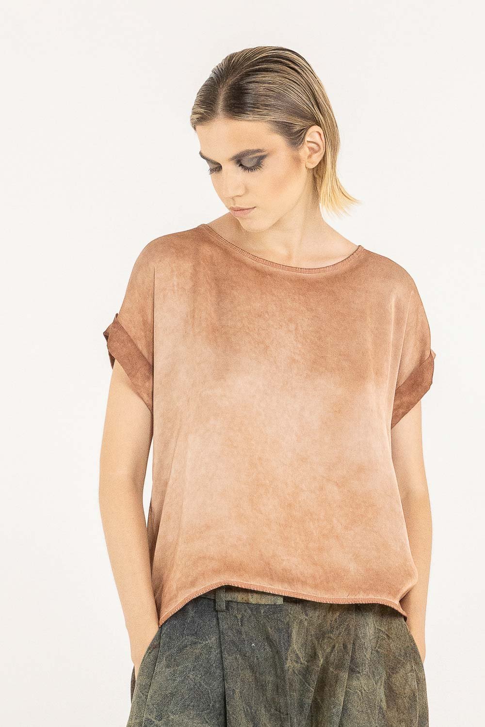 F07 - S357 T-Shirt Girocollo - SANCTAMUERTE - Boutique Central Roma