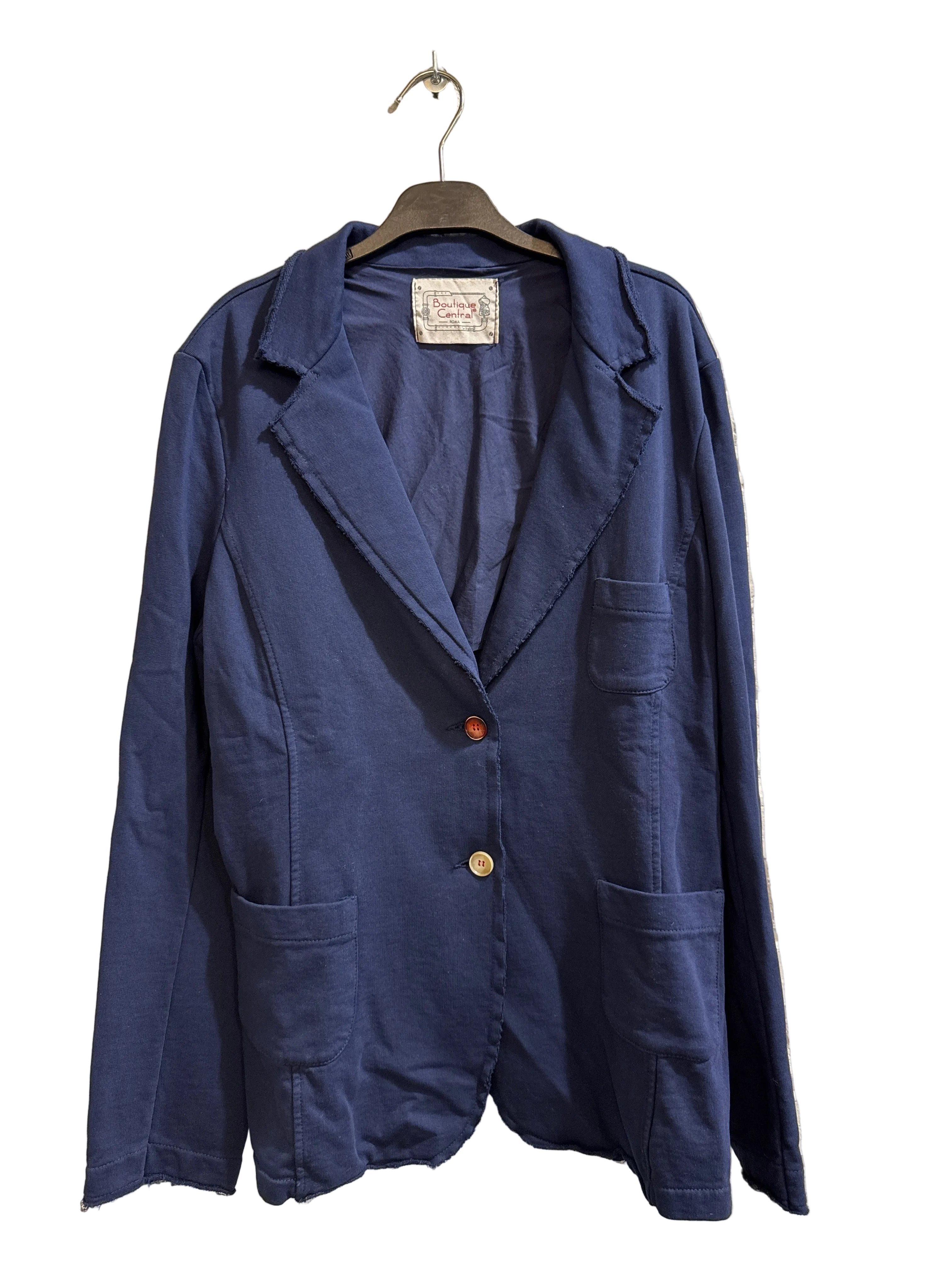 G06 - 25 - 5654FGB Giacca Toppe - Boutique Central Roma