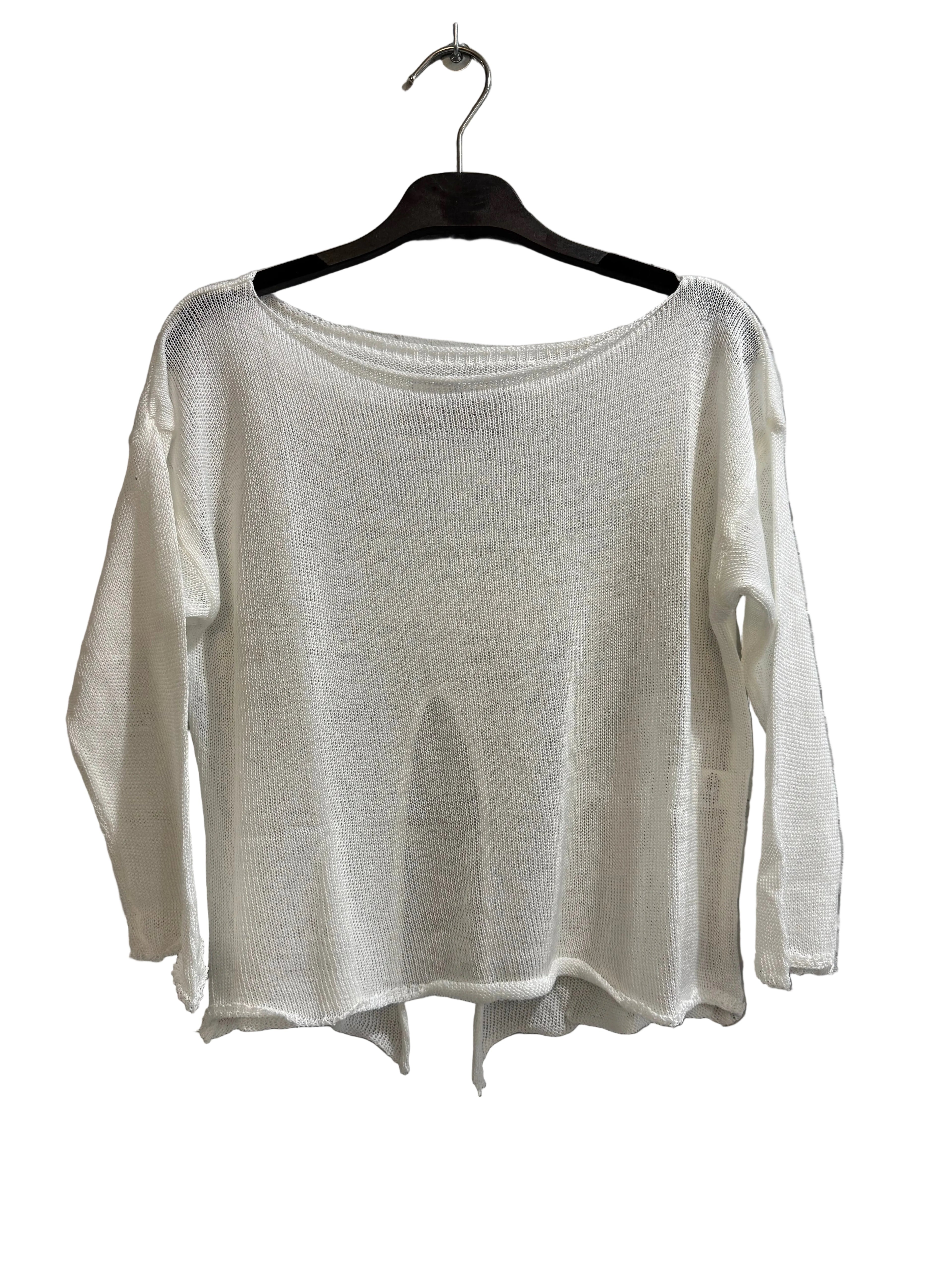 Maglia corta spacco dietro P12 - 16205 - Boutique Central Roma