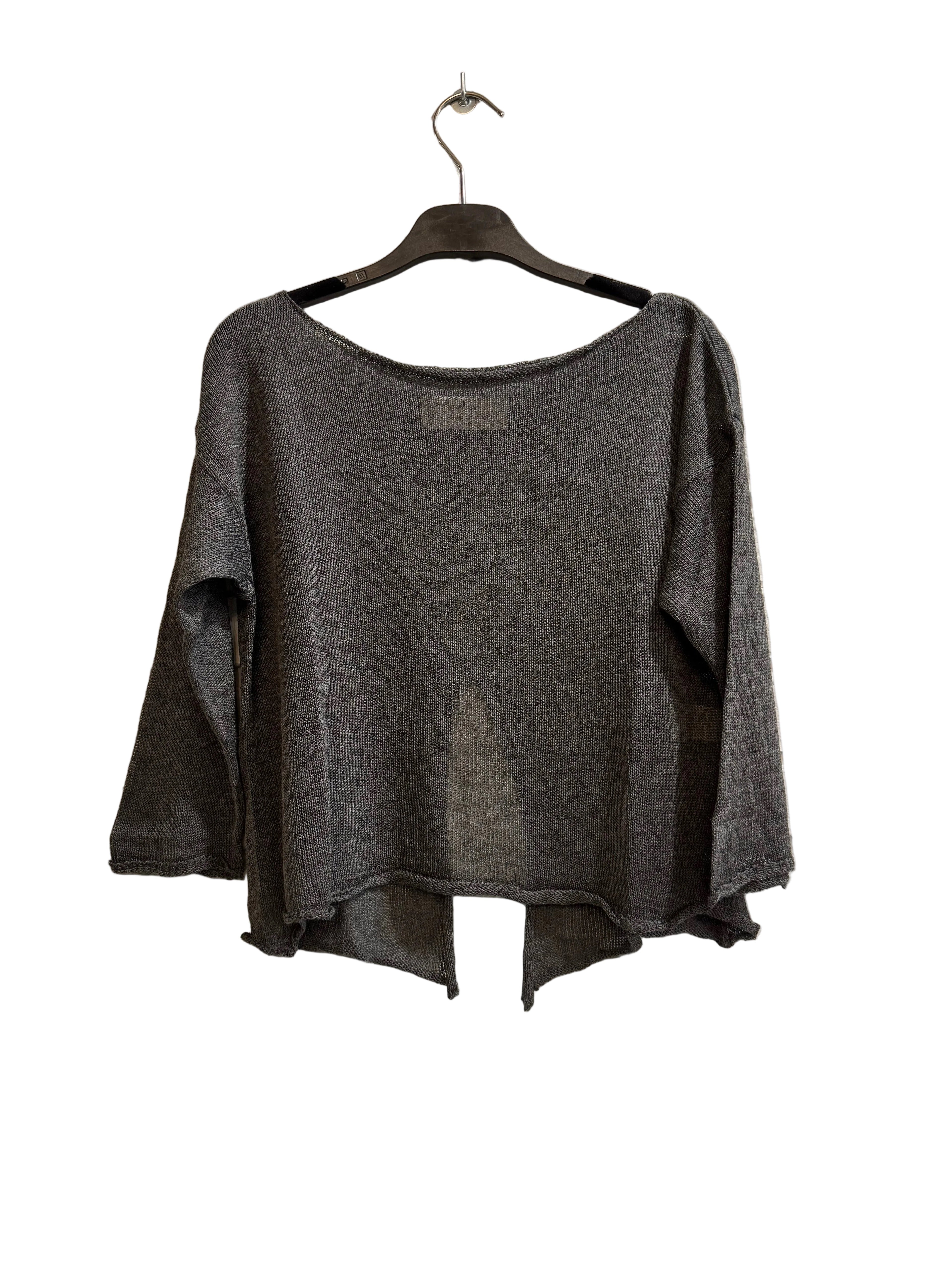 Maglia corta spacco dietro P12 - 16205 - Boutique Central Roma