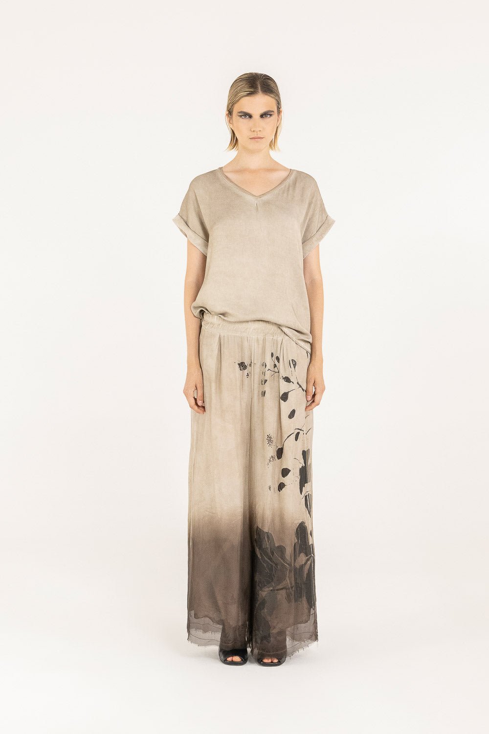 Pantaloni Palazzo SANCTAMUERTE - F07 - S285 - Boutique Central Roma