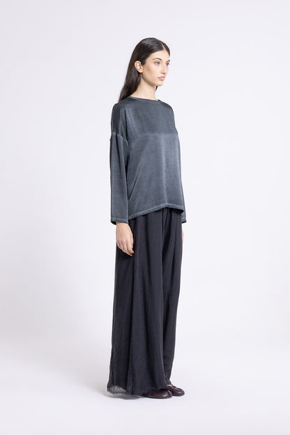 T-Shirt Boxy Girocollo F07-S381 SANCTAMUERTE