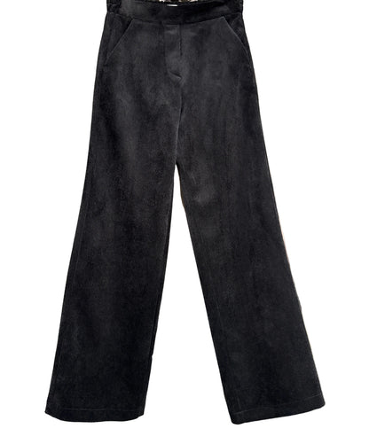 N03-PLM25162 Velvet Trousers