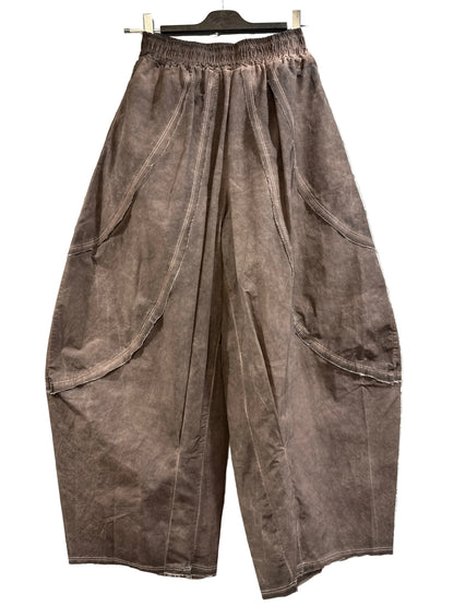 Pantaloni Balloon Cuciture F06-N343