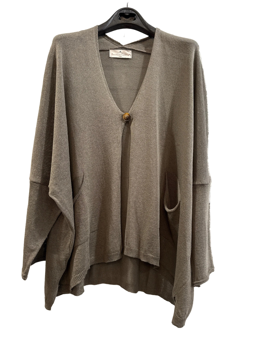 Cardigan Bottone Filo D06-25108