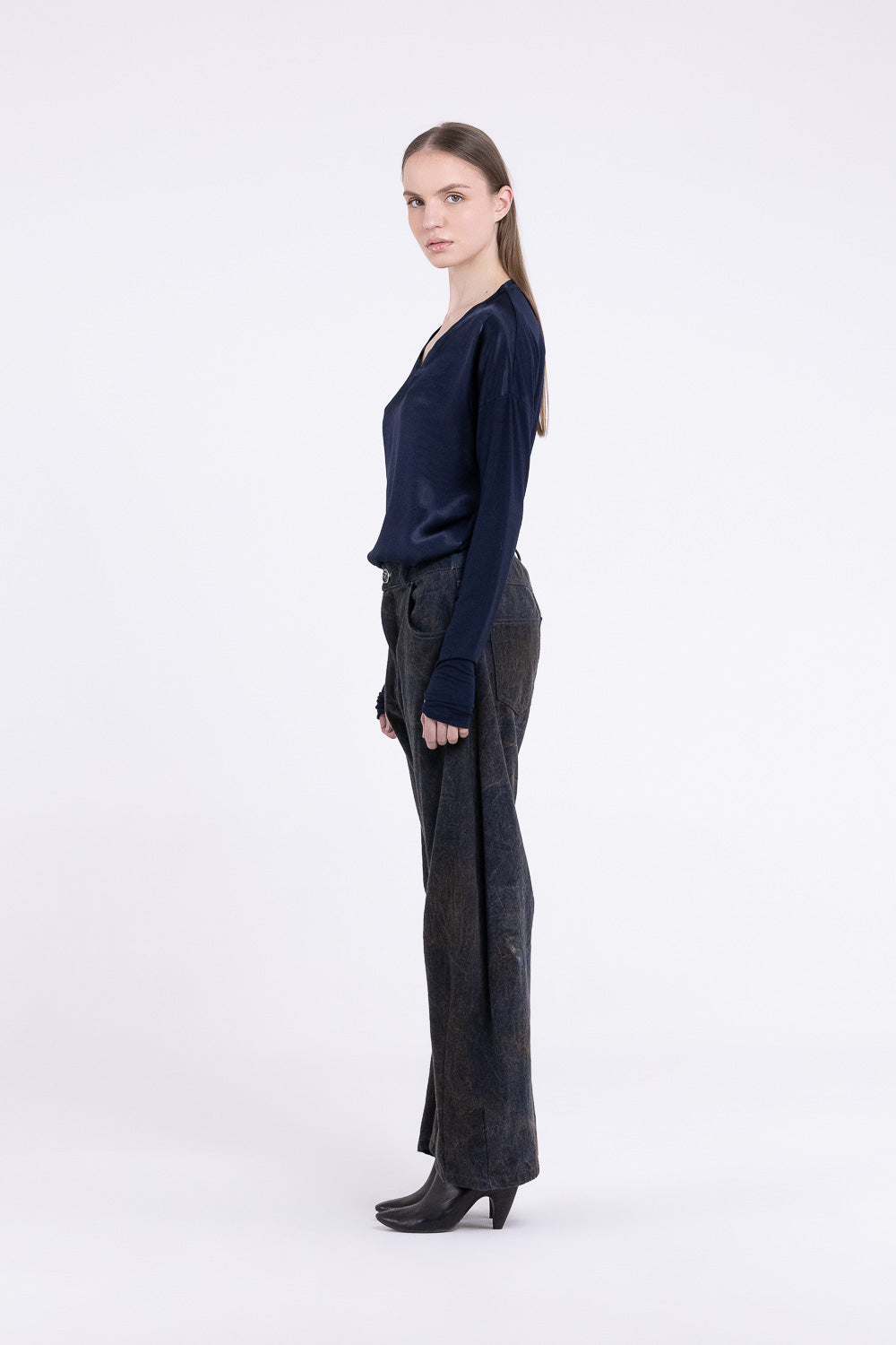 Pantaloni Balloon F07-S419 SANCTAMUERTE