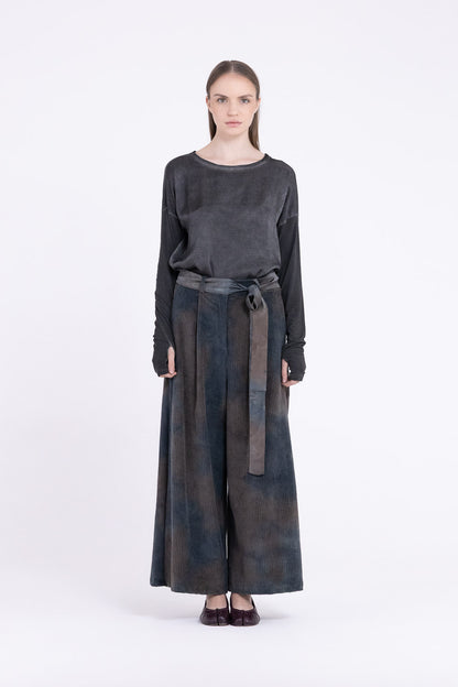 Pantaloni Palazzo F07-S495 SANCTAMUERTE