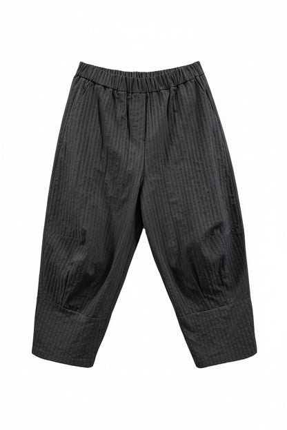 W01-240746 Striped Fabric Trousers