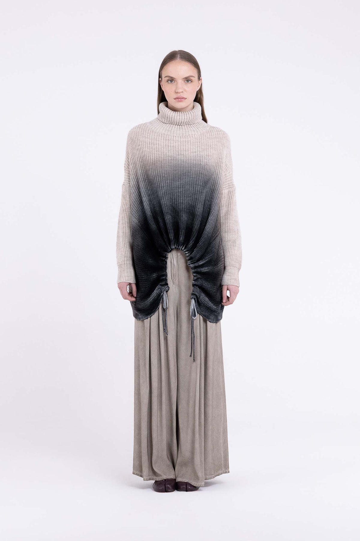 Maxi Maglia Collo Alto F07-S394 SANCTAMUERTE
