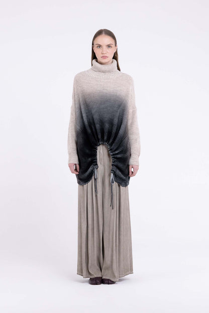 Maxi Maglia Collo Alto F07-S394 SANCTAMUERTE