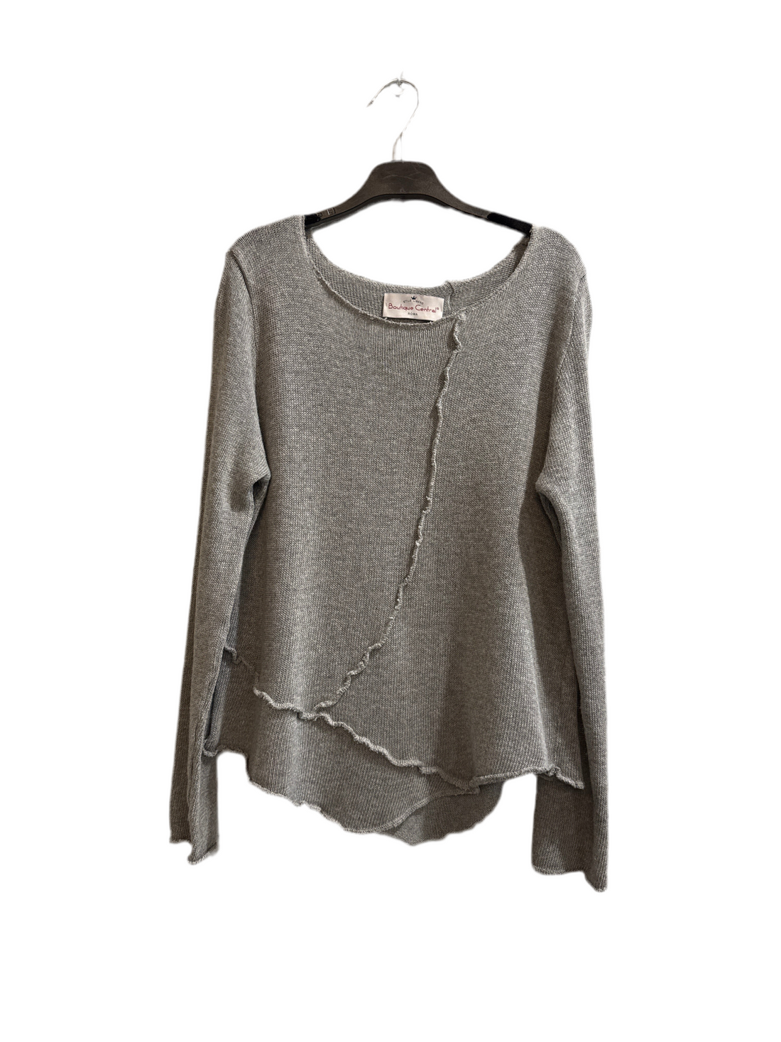 C07-18715 Maglioncino corto cuciture