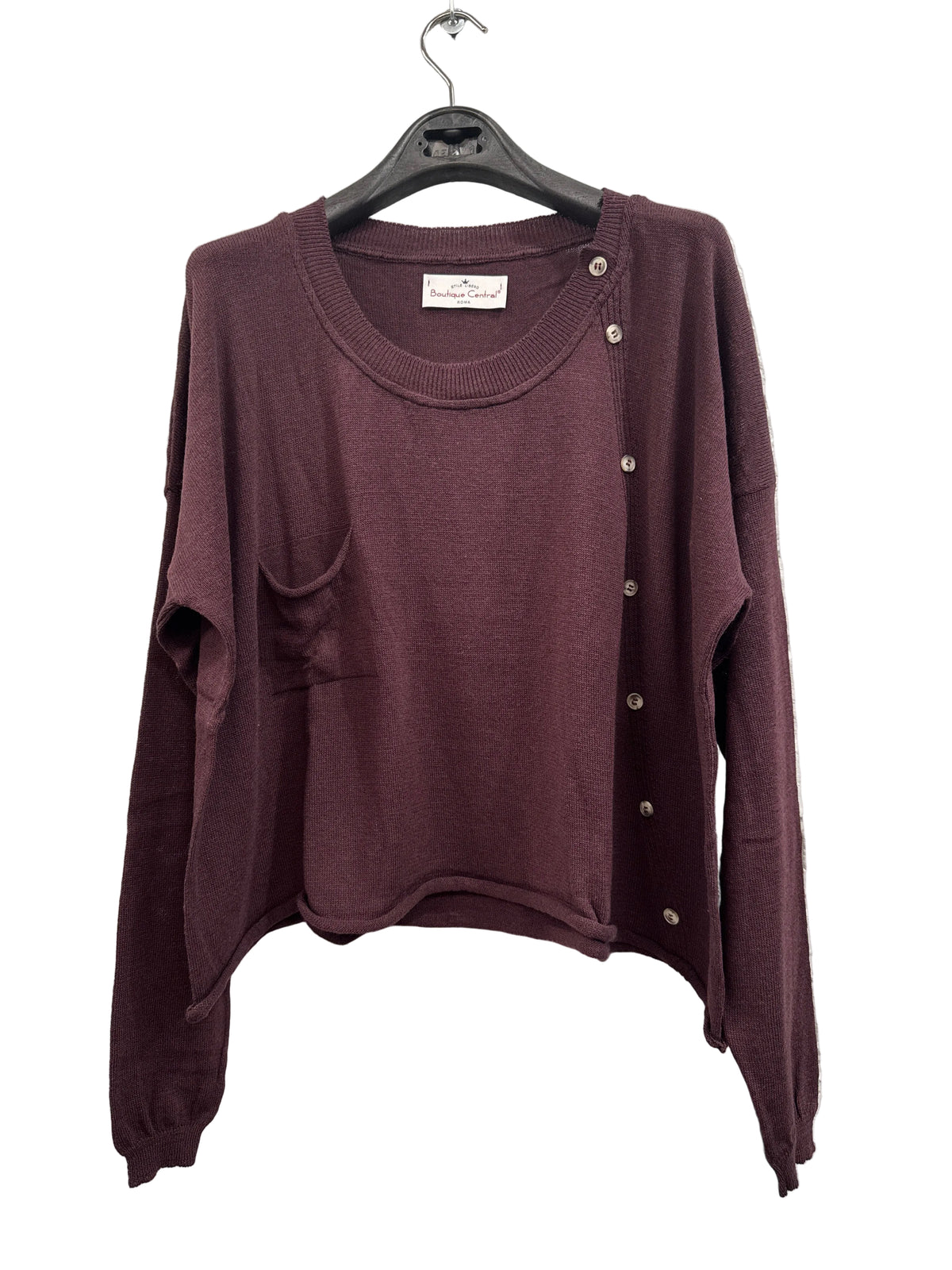 C07-24510 Button sweater