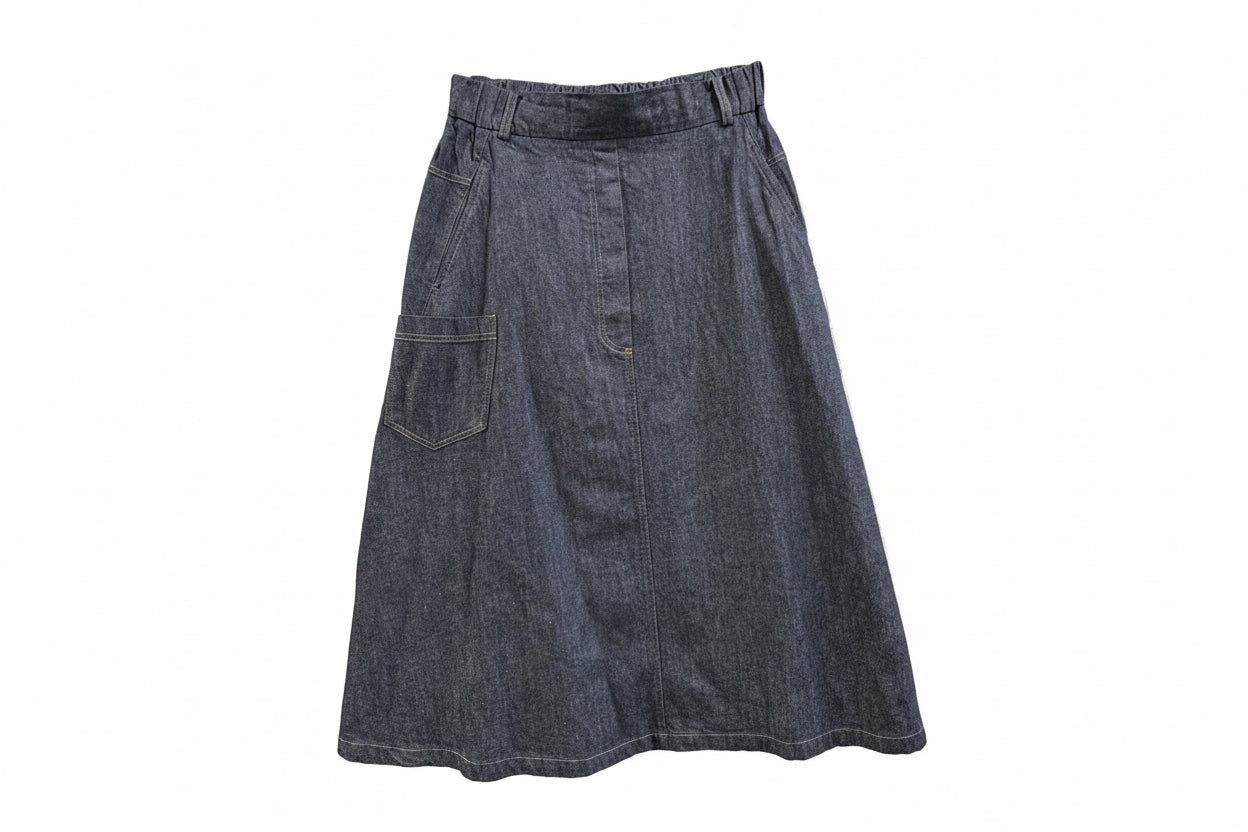 W01-250407 Denim Skirt
