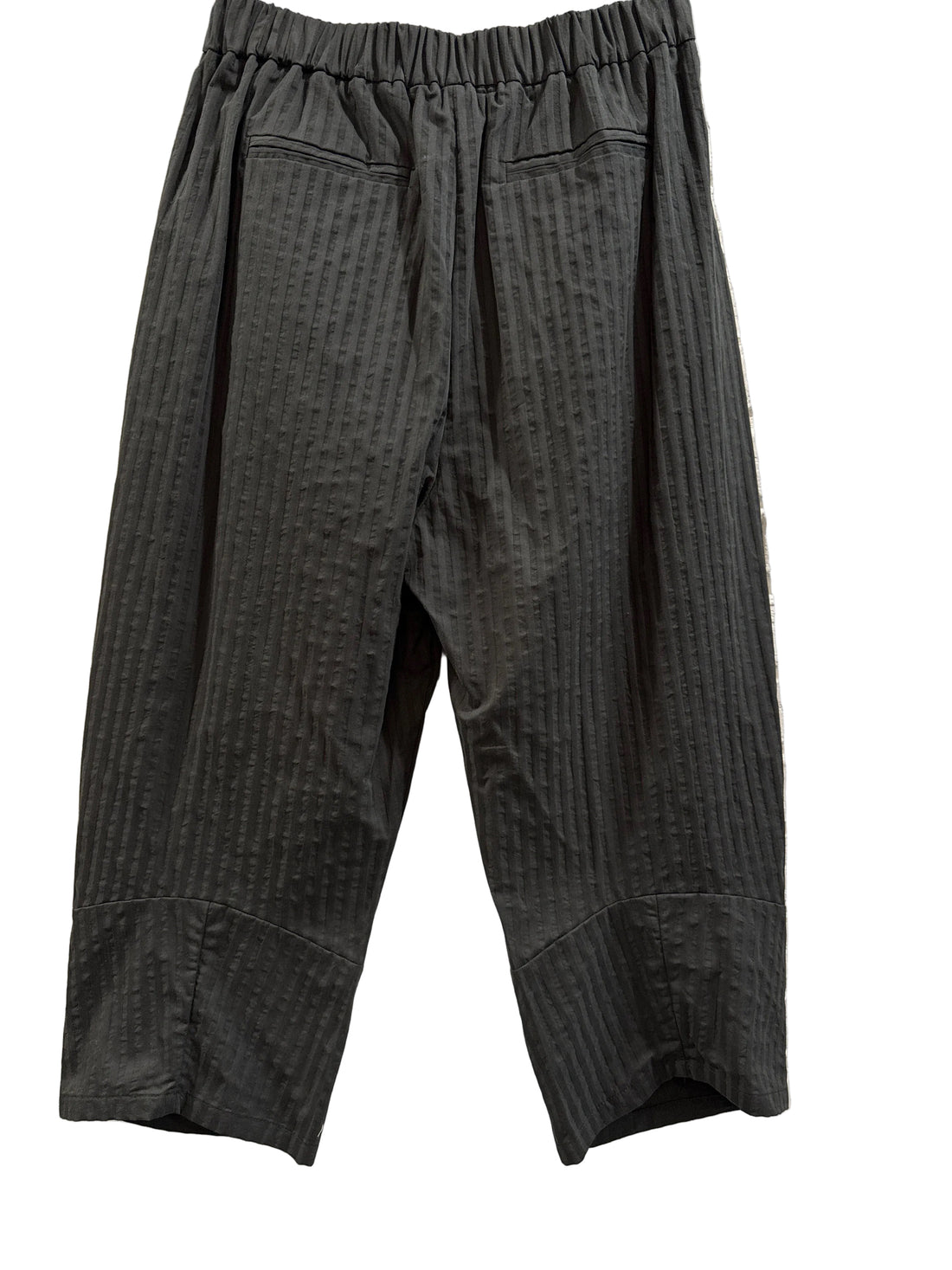 W01-240746 Striped Fabric Trousers