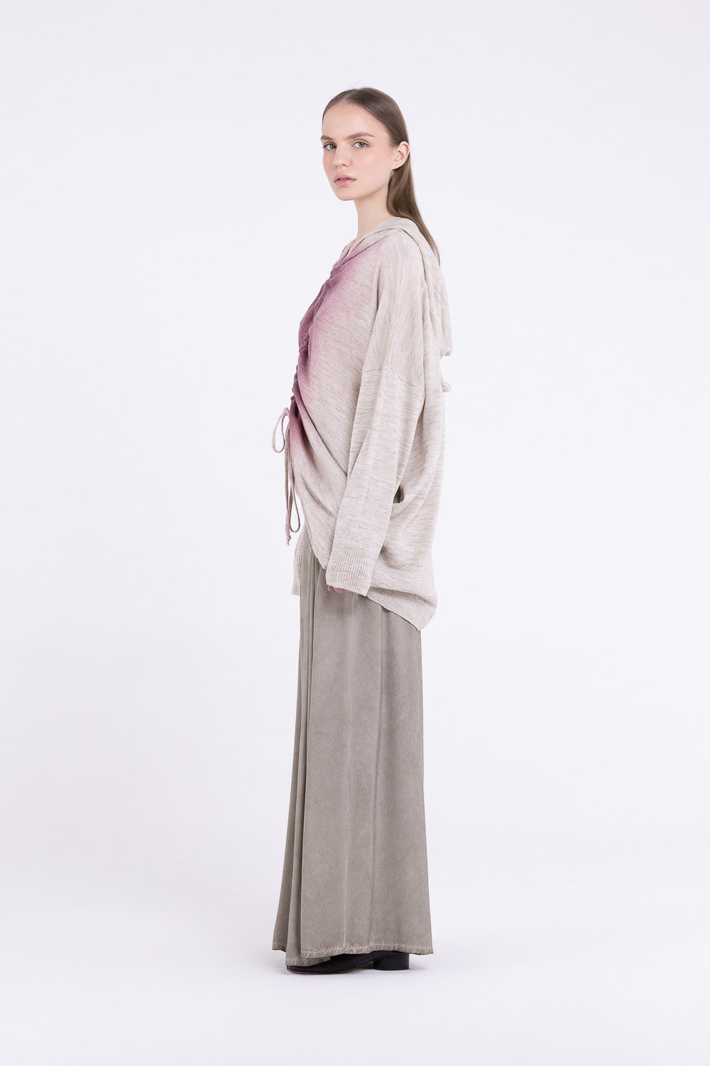 Maxi Maglia Cappuccio F07-S396 SANCTAMUERTE