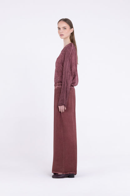 Pantaloni Palazzo F07-S380 SANCTAMUERTE