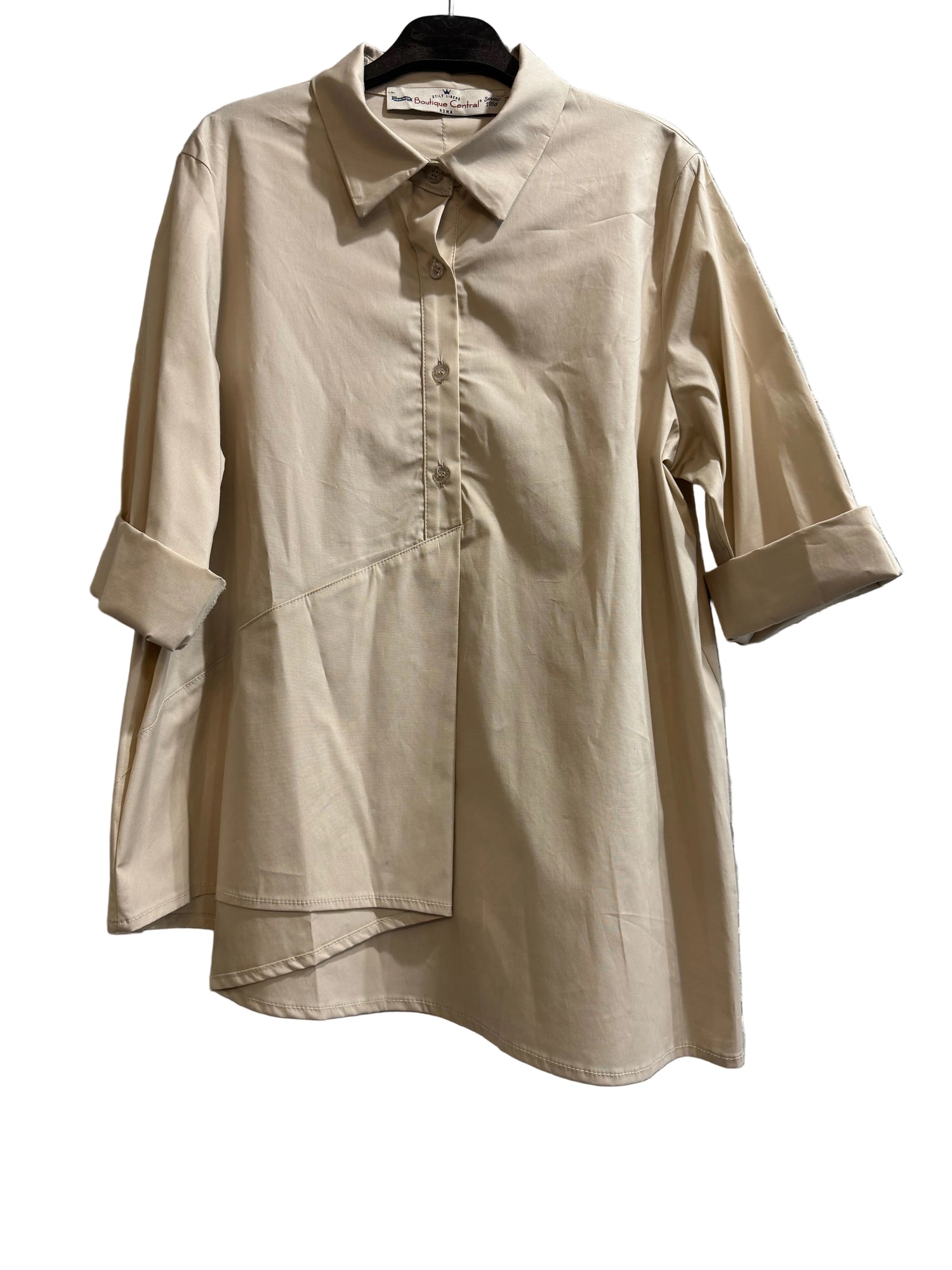 W01-220526 Camicia Cucitura Asimm.
