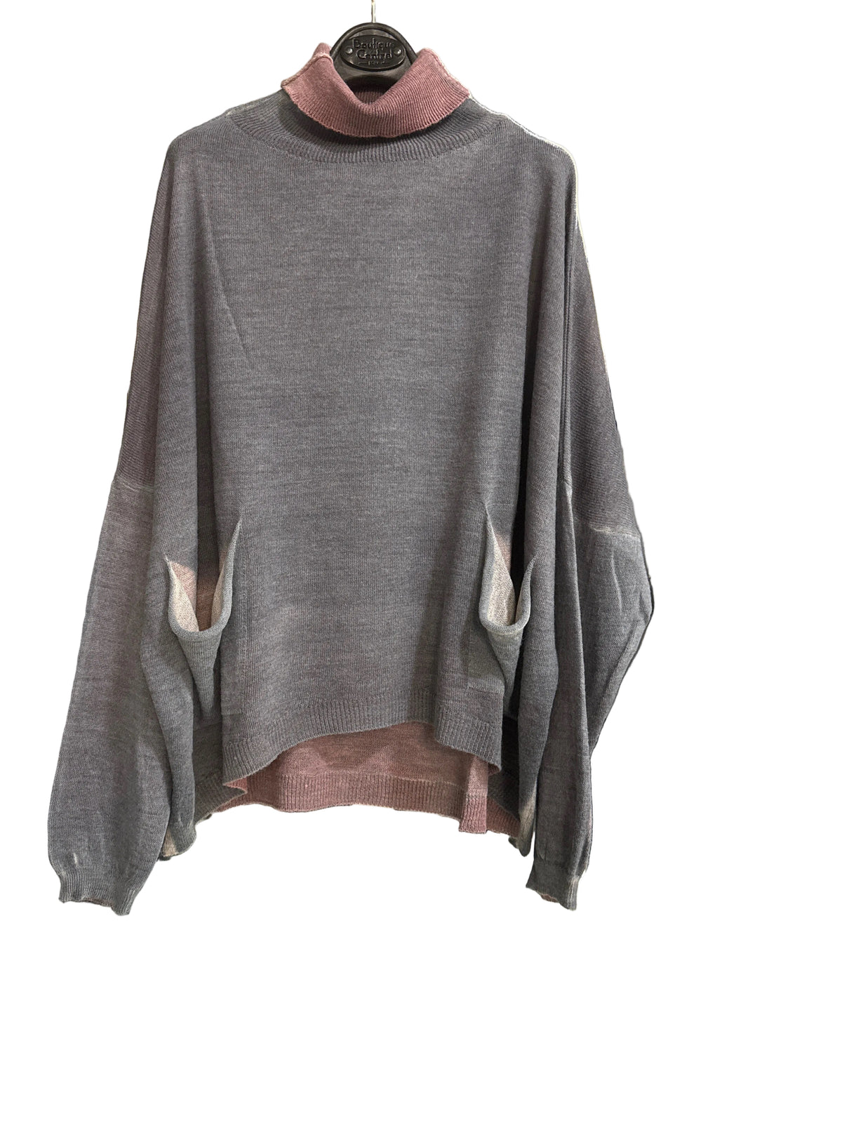 Maxi Maglia Collo Alto F07-S415 SANCTAMUERTE