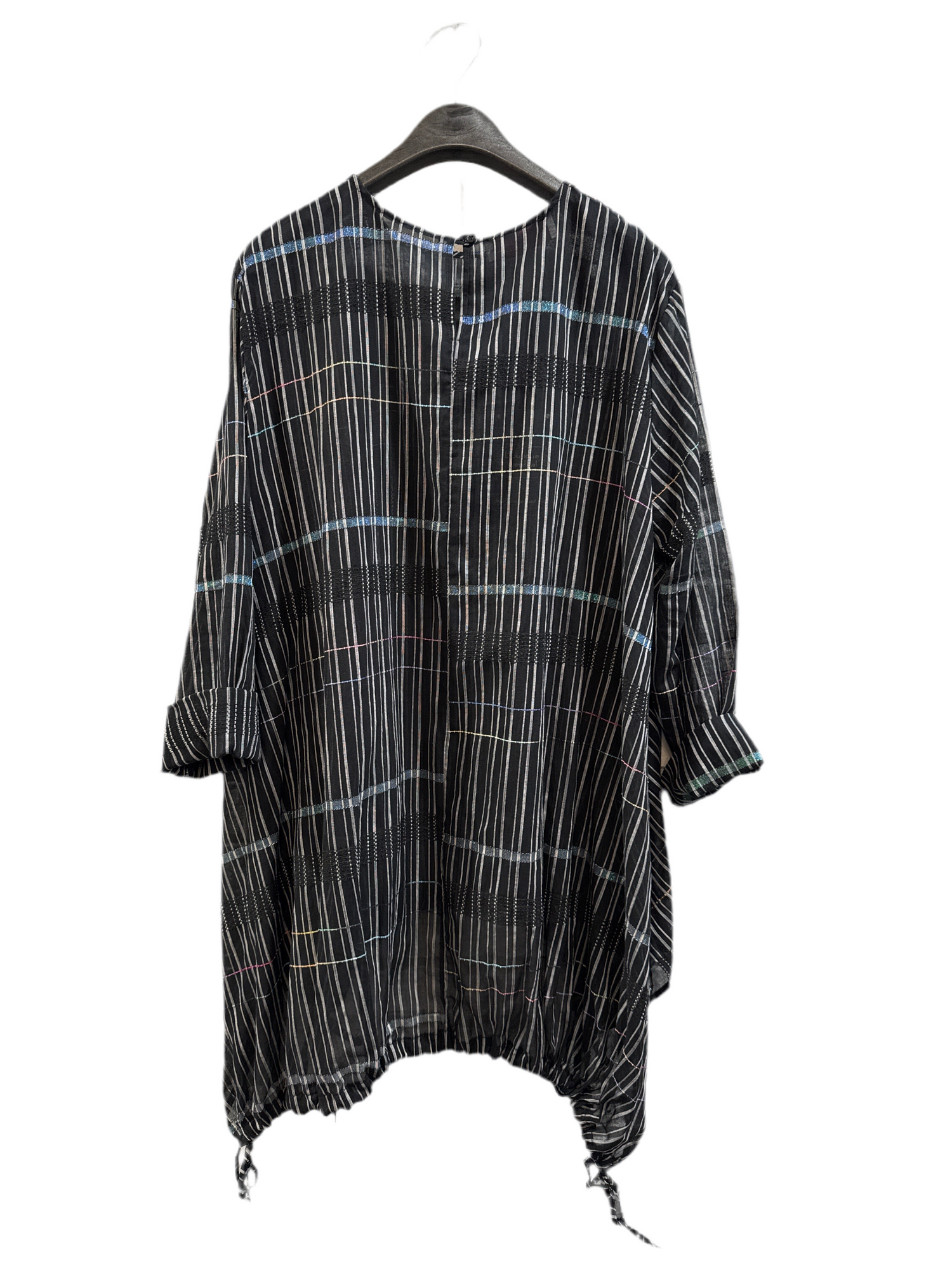 W01-125180 Blusa Coulisse Righe