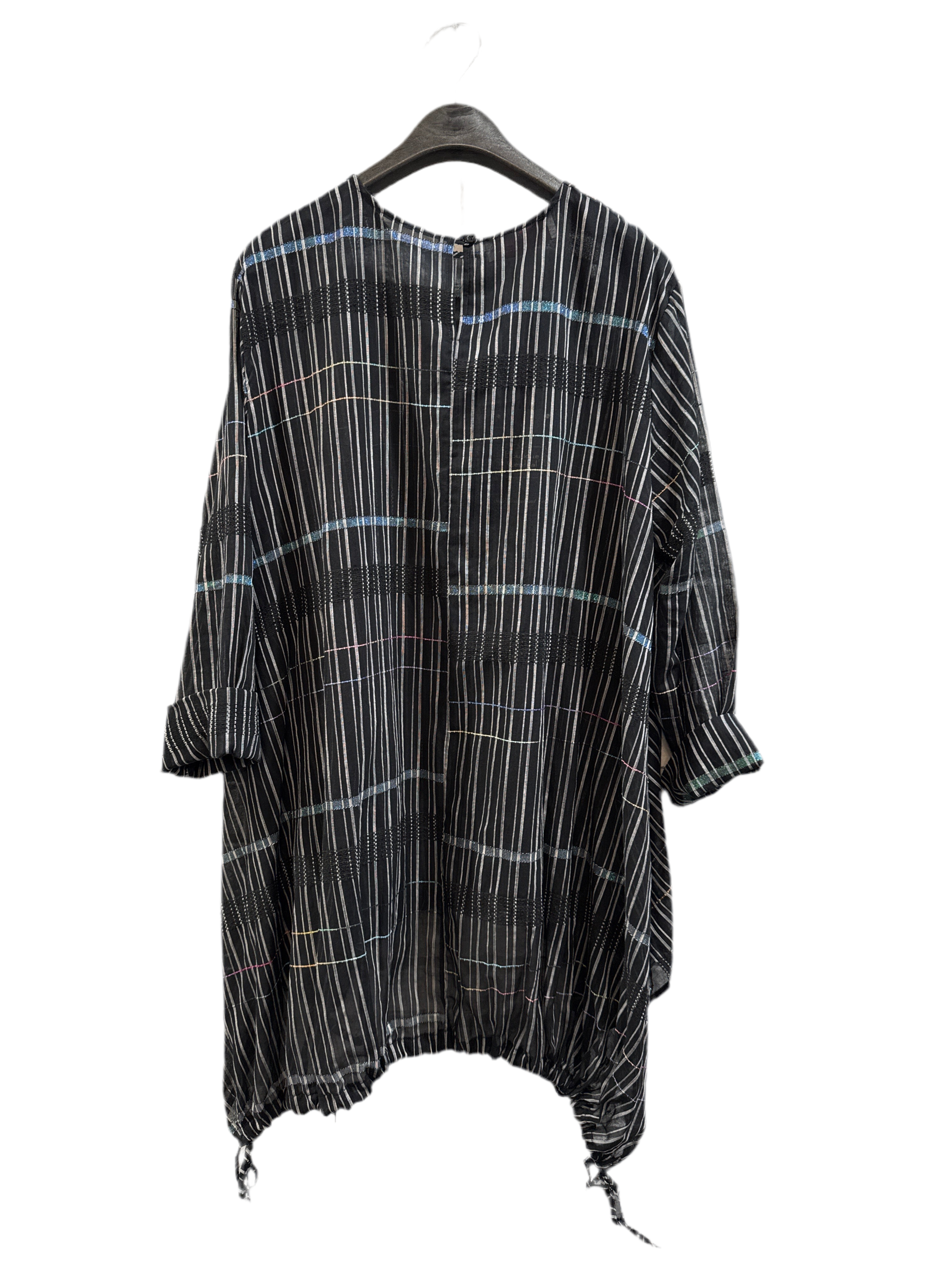 W01-125180 Blusa Coulisse Righe