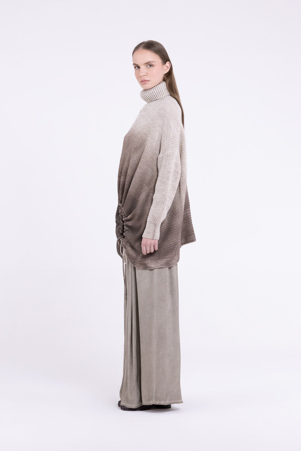 Maxi Maglia Collo Alto F07-S394 SANCTAMUERTE