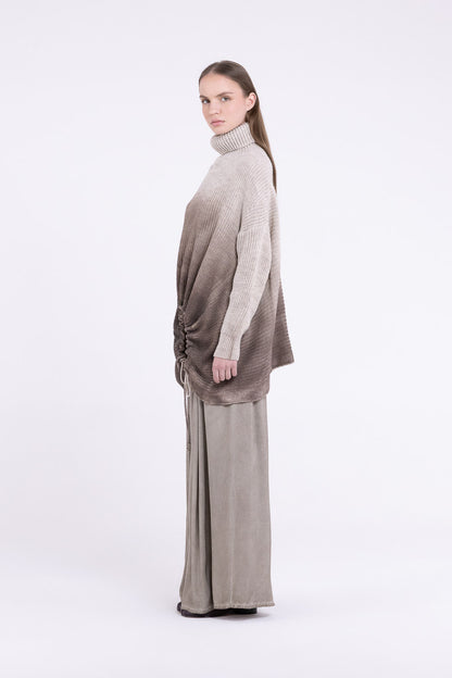 Maxi Maglia Collo Alto F07-S394 SANCTAMUERTE