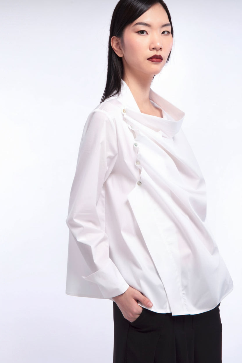 Camicia Drappeggio F10-10104