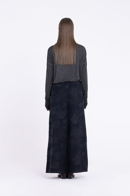 Pantaloni Palazzo F07-S475 SANCTAMUERTE