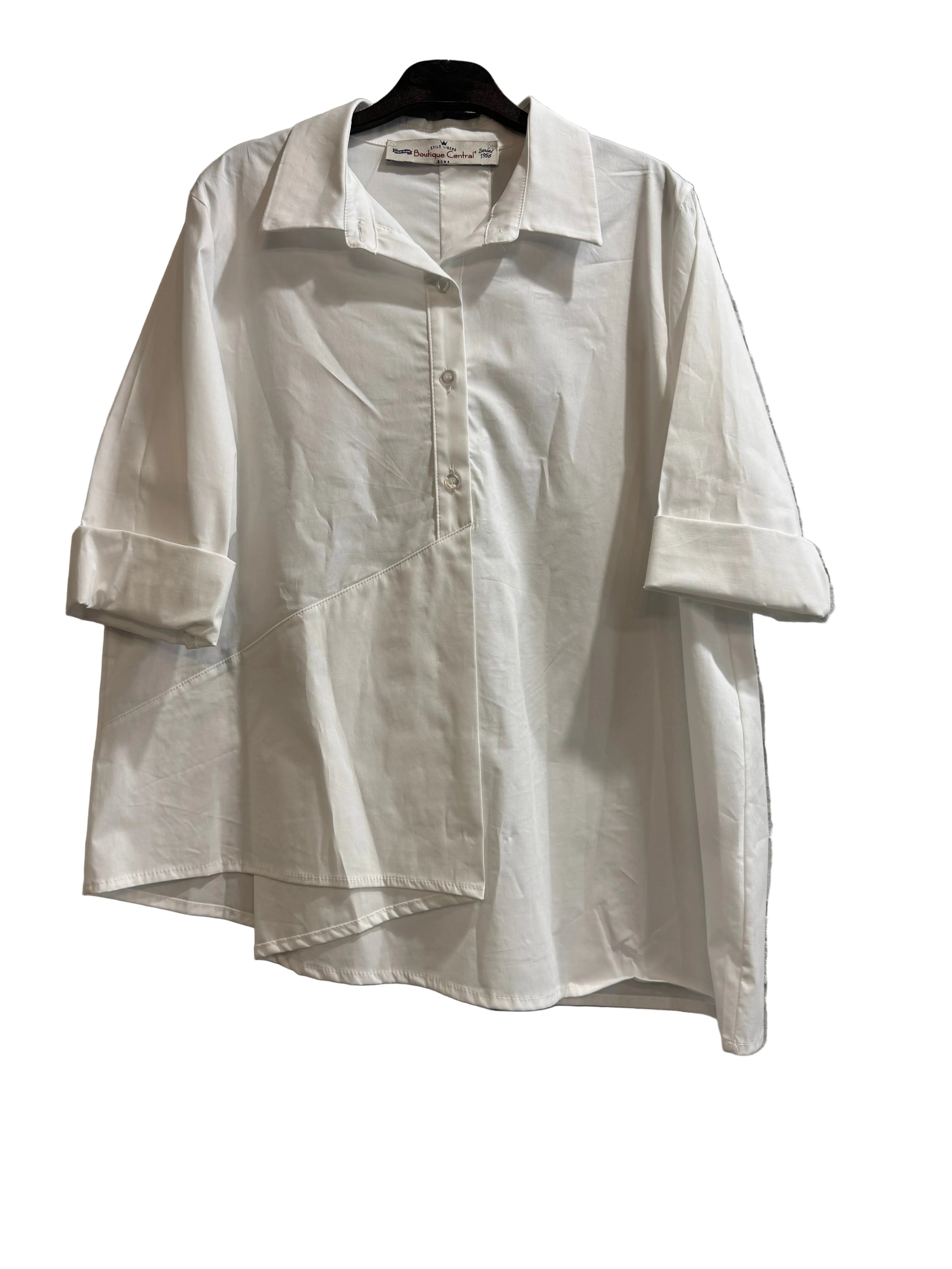 W01-220526 Camicia Cucitura Asimm.