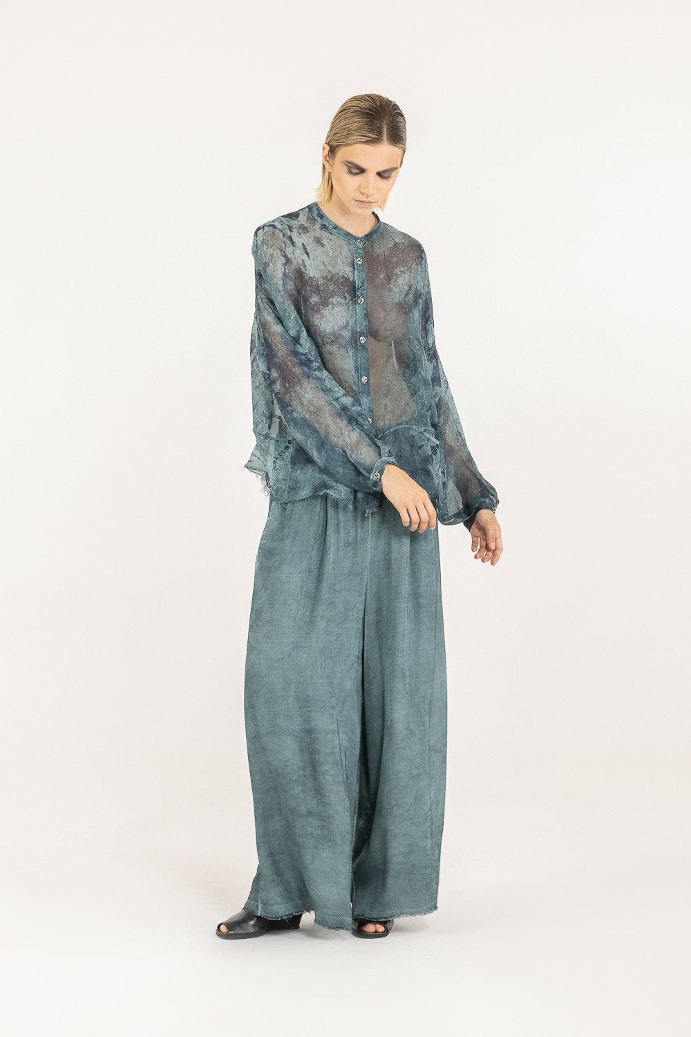 Camicia Over Boxy - SANCTAMUERTE F07 - S275 - Boutique Central Roma