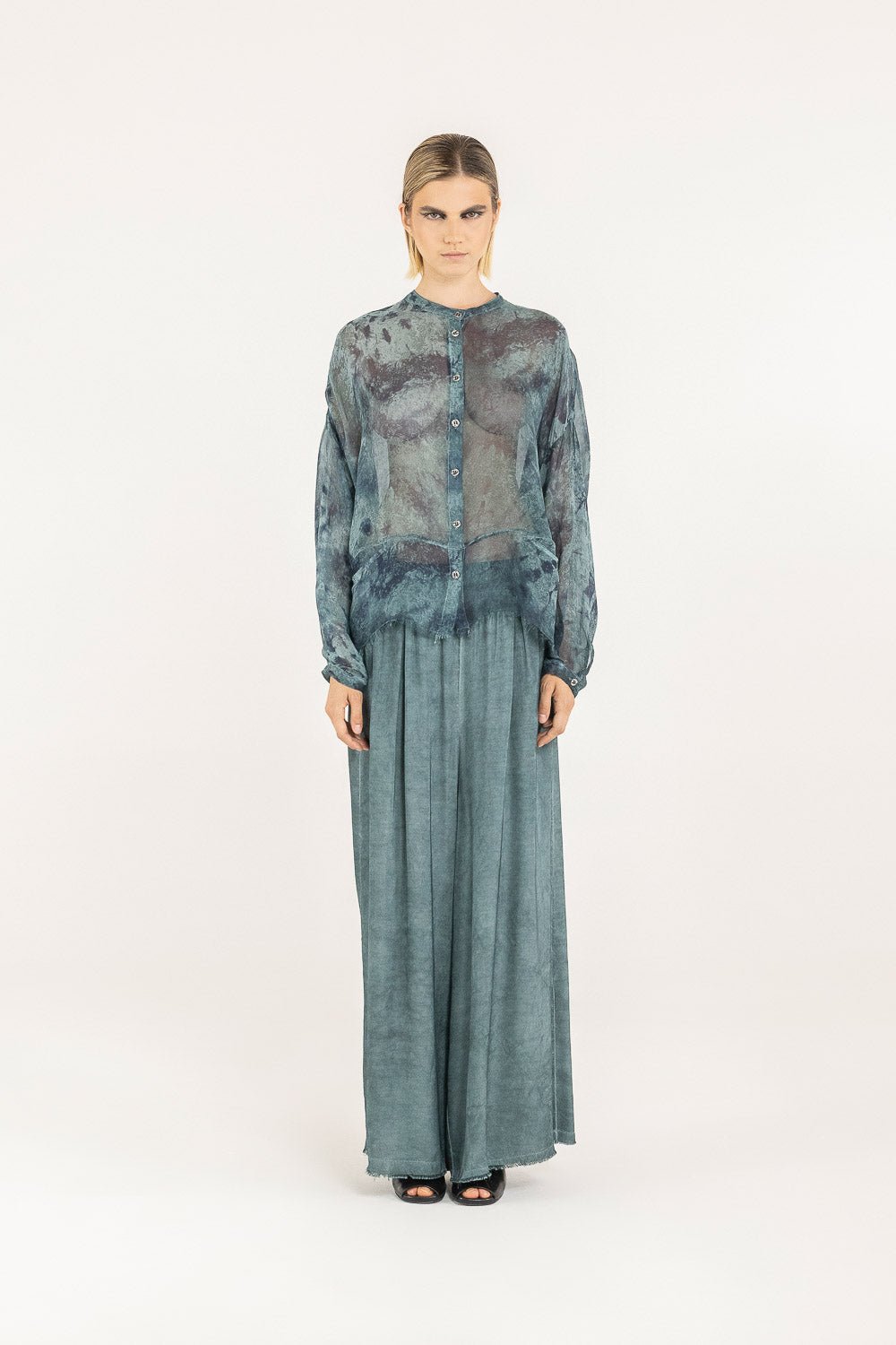 Camicia Over Boxy - SANCTAMUERTE F07 - S275 - Boutique Central Roma