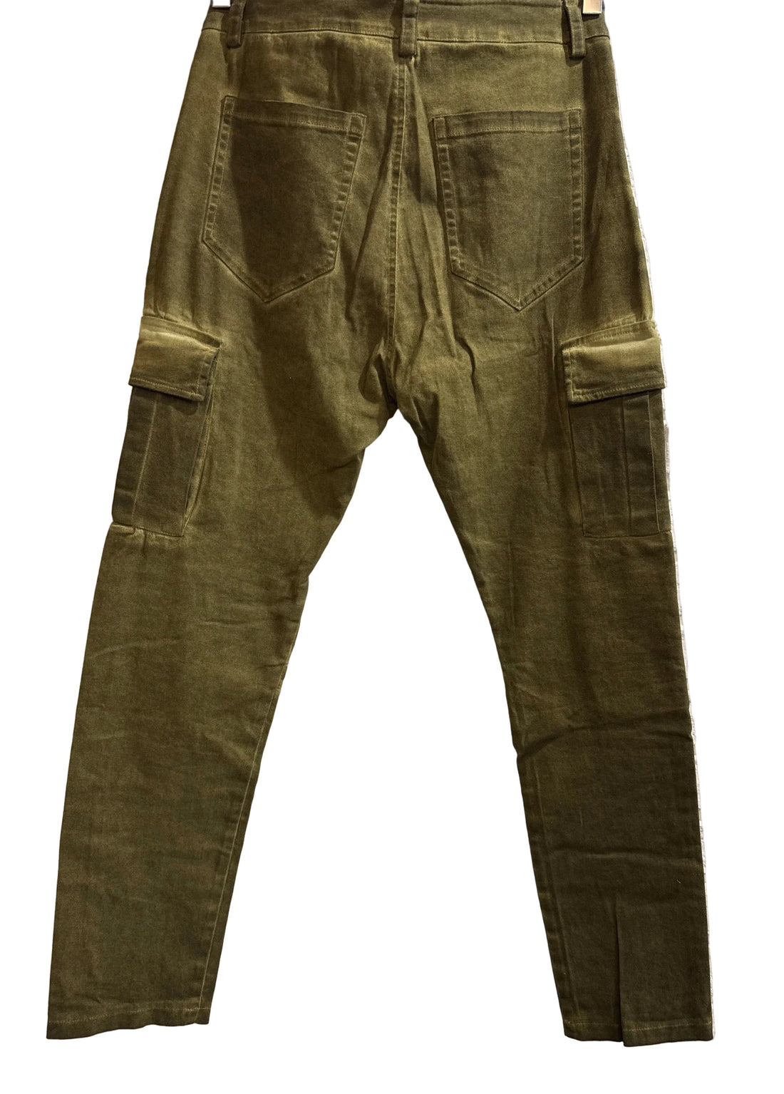 F06 - M3616 Pantaloni Cargo Zip - Boutique Central Roma