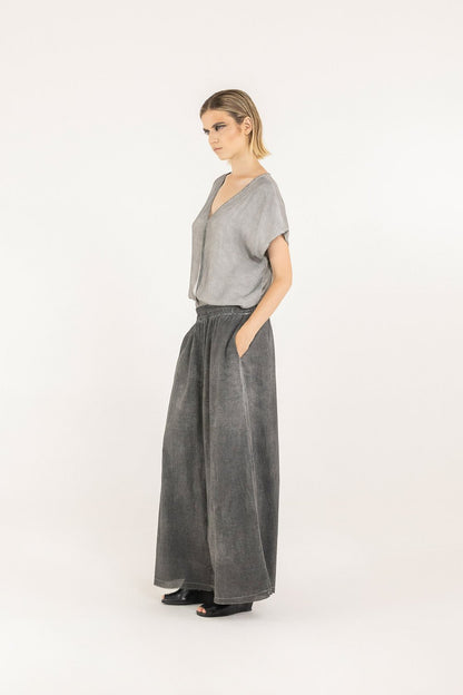 F07 - S258 Pantaloni Tasche - SANCTAMUERTE - Boutique Central Roma