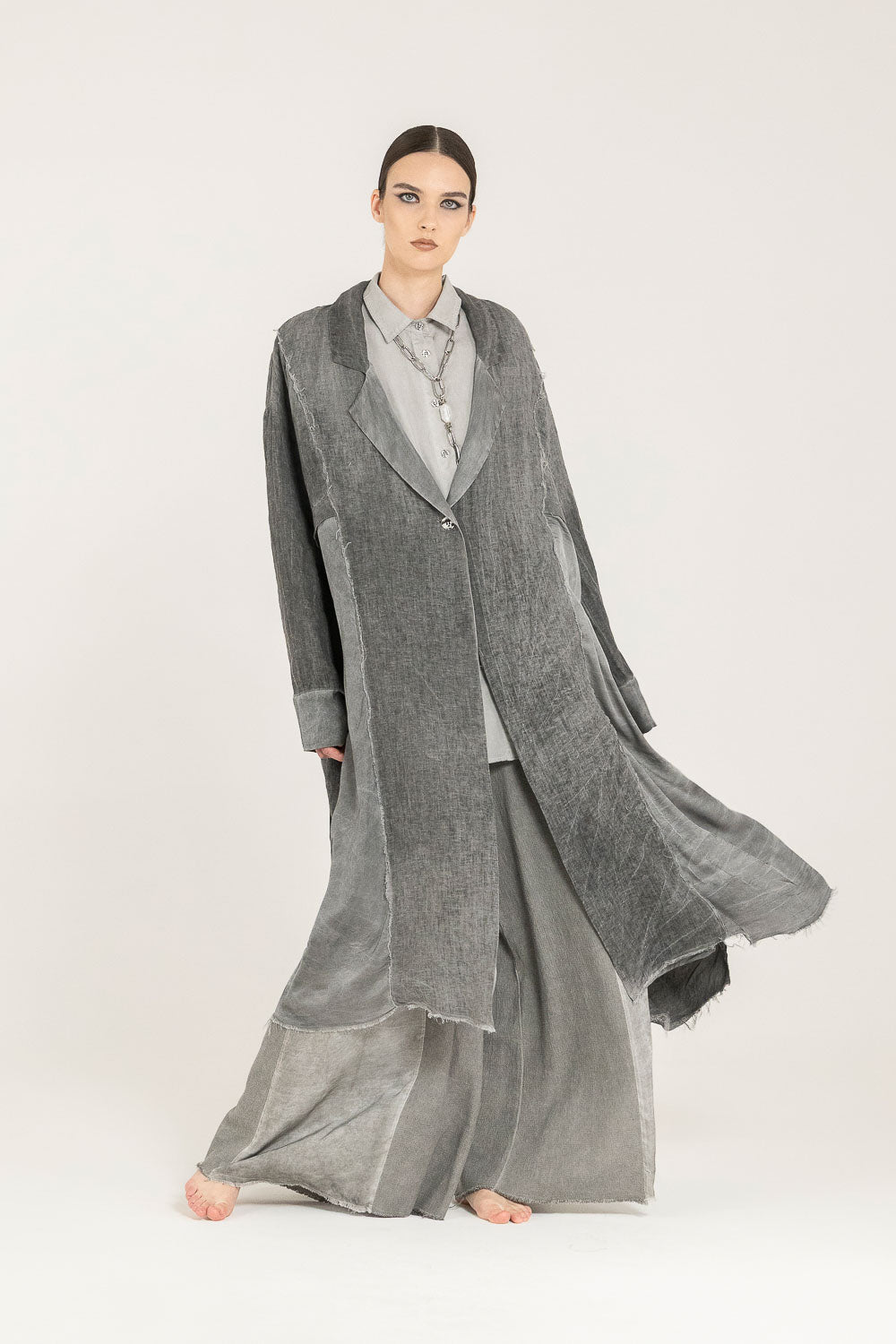 F07 - S321 Spolverino Blazer - SANCTAMUERTE - Boutique Central Roma