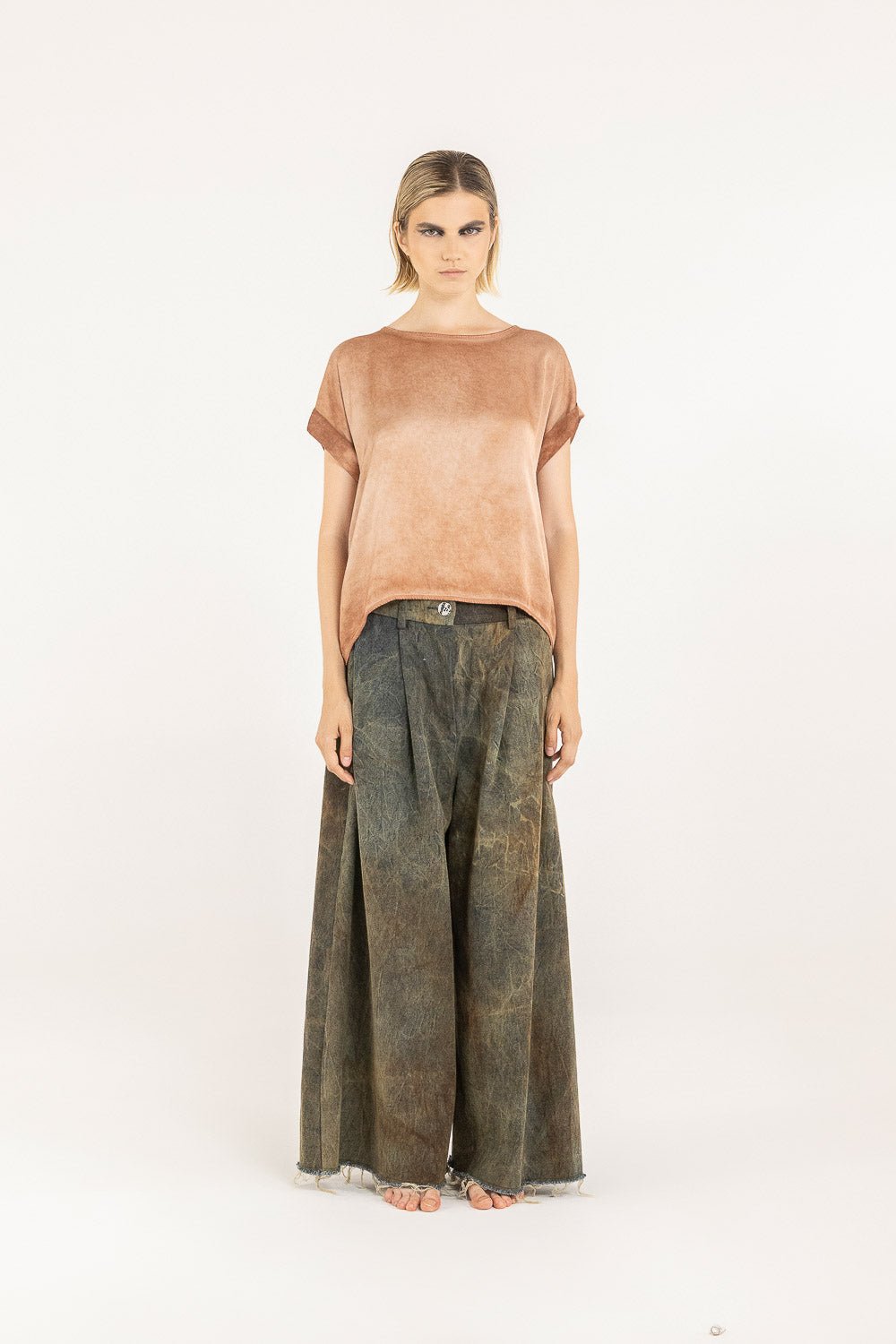 F07 - S357 T-Shirt Girocollo - SANCTAMUERTE - Boutique Central Roma
