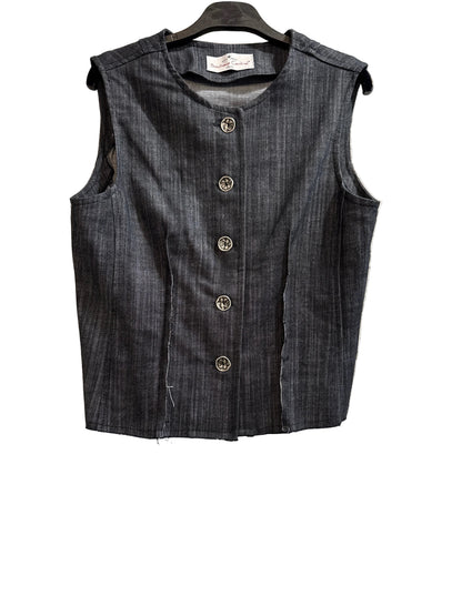 Gilet Francy Denim N03 - LBC26157 - Boutique Central Roma