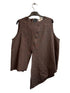 Gilet Zip Dietro Gessato BTQ - GI0224 - Boutique Central Roma